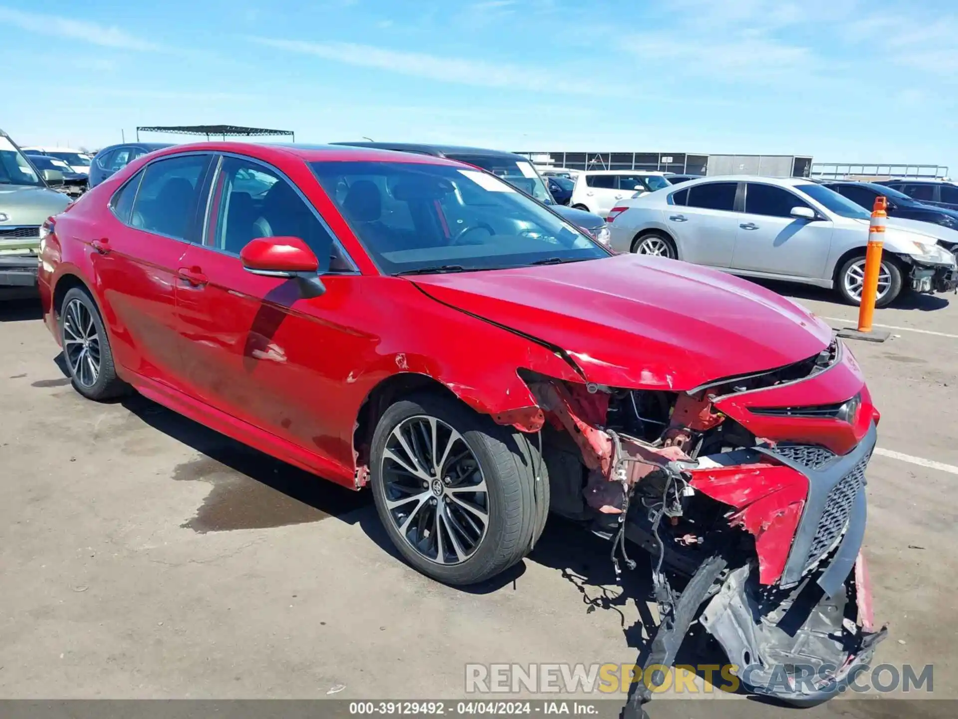 1 Photograph of a damaged car 4T1B11HK3KU297872 TOYOTA CAMRY 2019