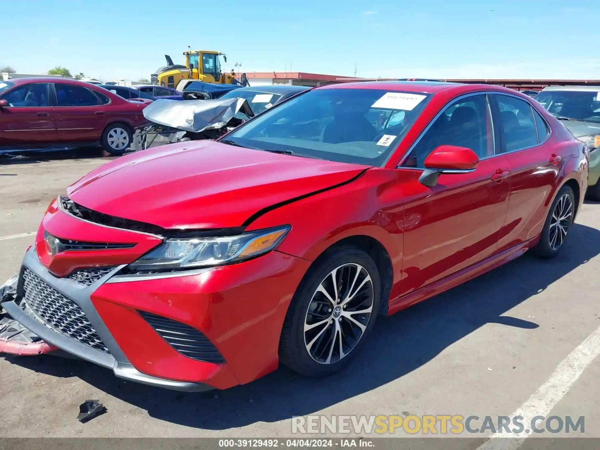 2 Photograph of a damaged car 4T1B11HK3KU297872 TOYOTA CAMRY 2019