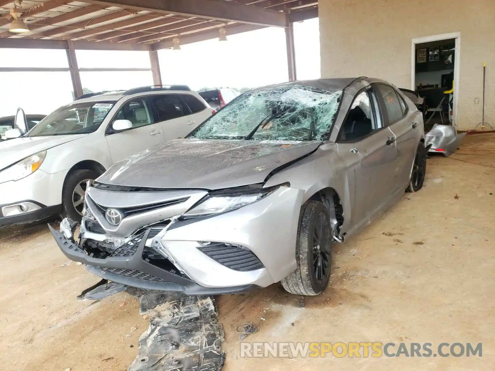 2 Photograph of a damaged car 4T1B11HK3KU298584 TOYOTA CAMRY 2019