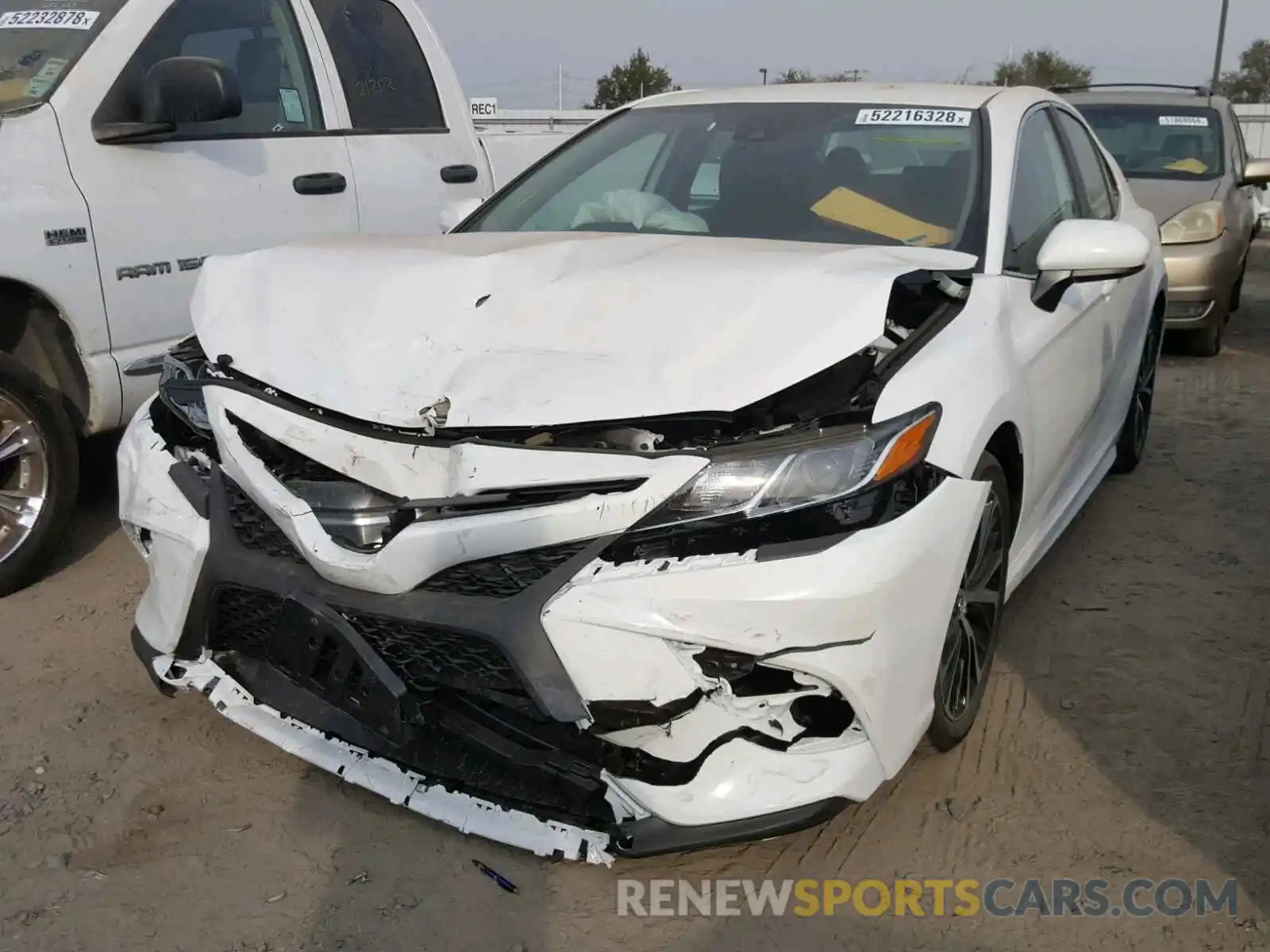 2 Photograph of a damaged car 4T1B11HK3KU679996 TOYOTA CAMRY 2019