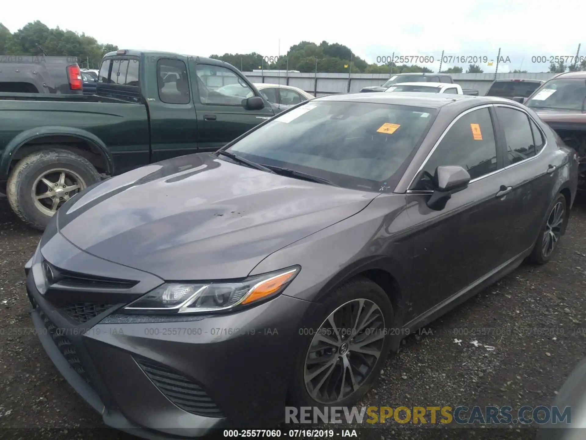 2 Photograph of a damaged car 4T1B11HK3KU680002 TOYOTA CAMRY 2019