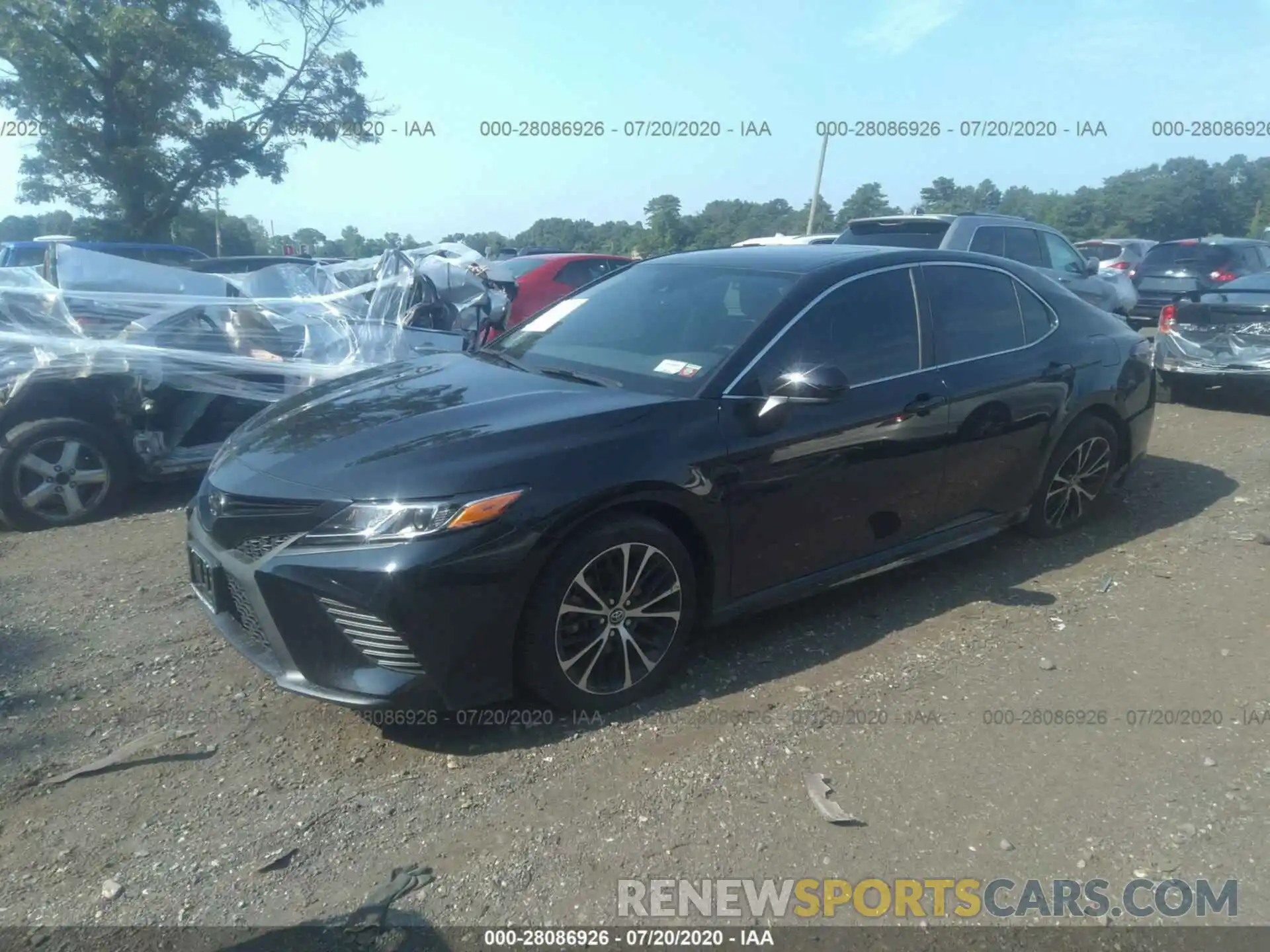 2 Photograph of a damaged car 4T1B11HK3KU680291 TOYOTA CAMRY 2019