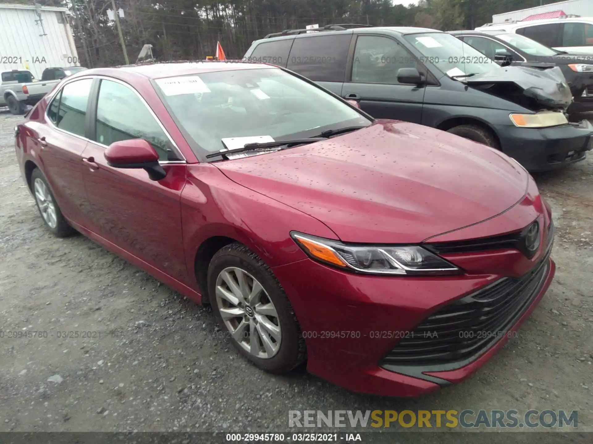 1 Photograph of a damaged car 4T1B11HK3KU684289 TOYOTA CAMRY 2019