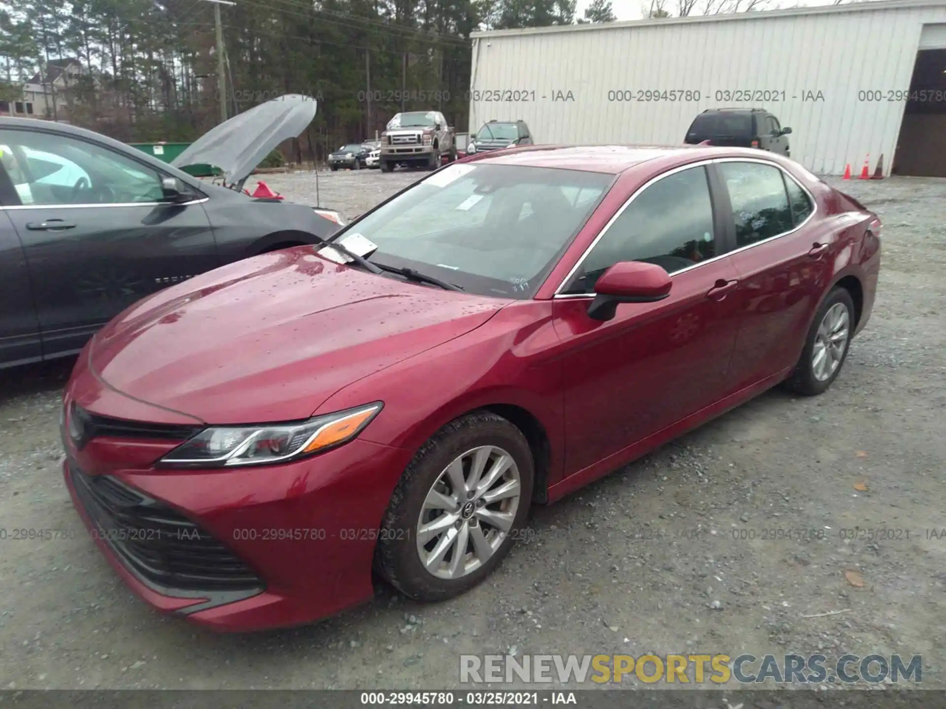 2 Photograph of a damaged car 4T1B11HK3KU684289 TOYOTA CAMRY 2019