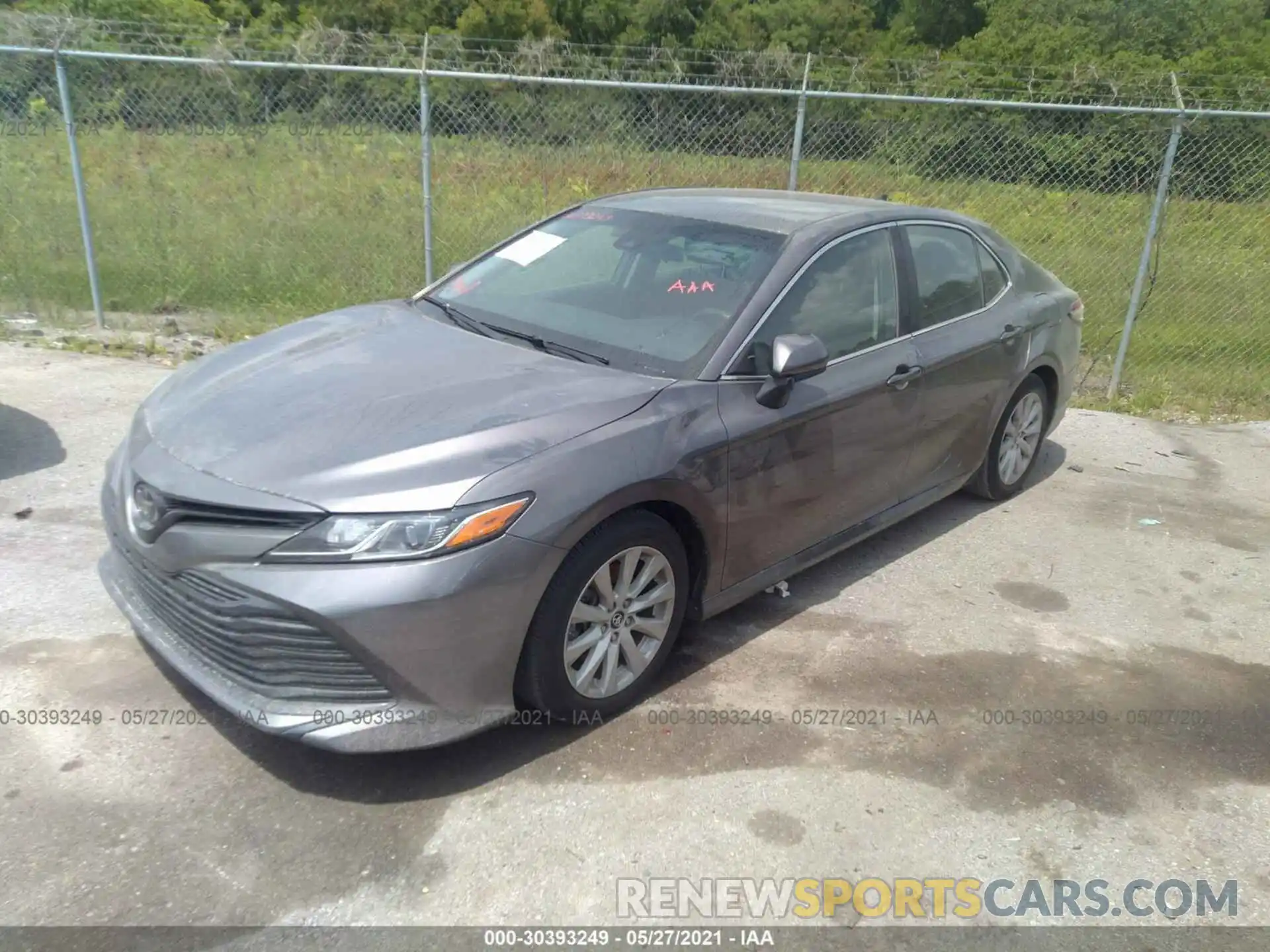 2 Photograph of a damaged car 4T1B11HK3KU684342 TOYOTA CAMRY 2019