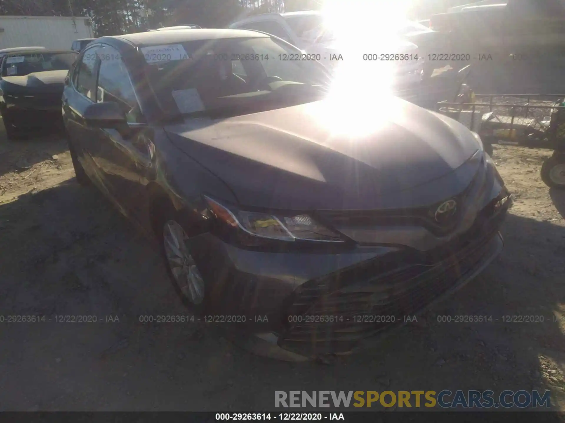 1 Photograph of a damaged car 4T1B11HK3KU685166 TOYOTA CAMRY 2019