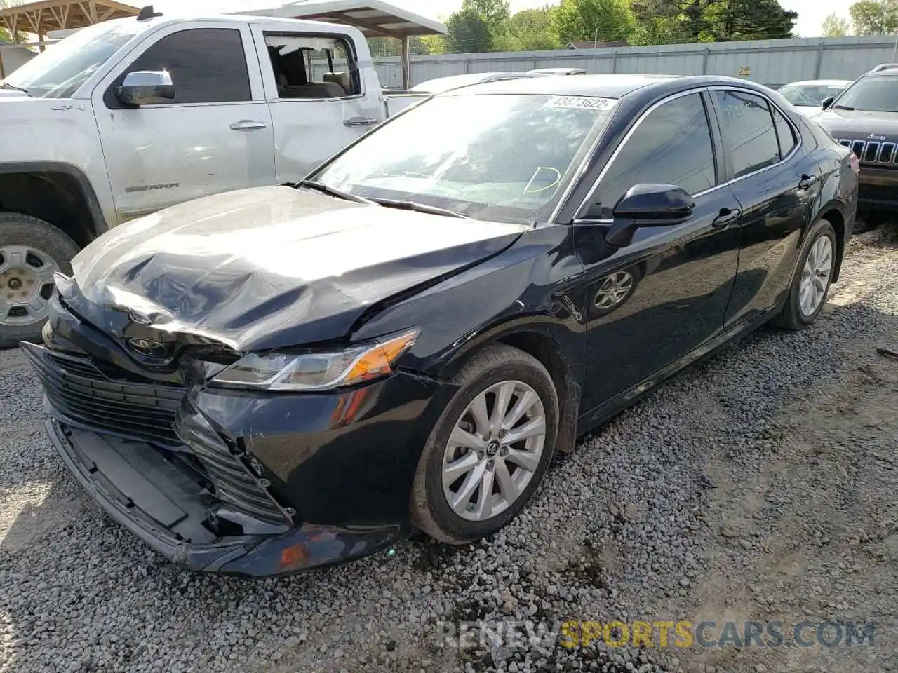 2 Photograph of a damaged car 4T1B11HK3KU685586 TOYOTA CAMRY 2019