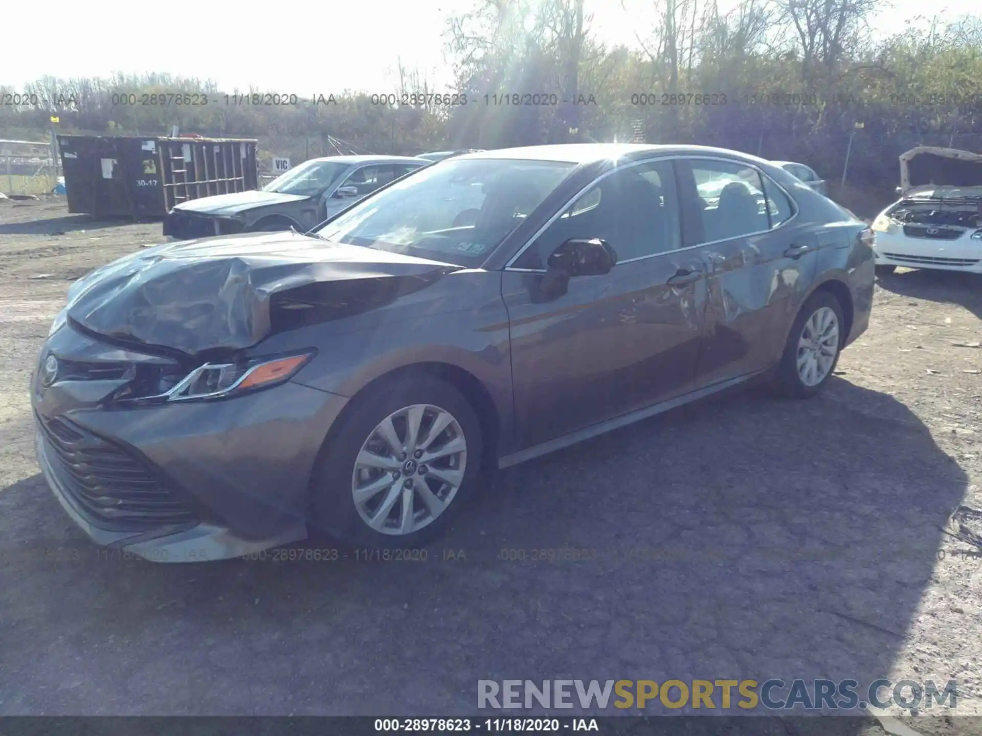 2 Photograph of a damaged car 4T1B11HK3KU686334 TOYOTA CAMRY 2019