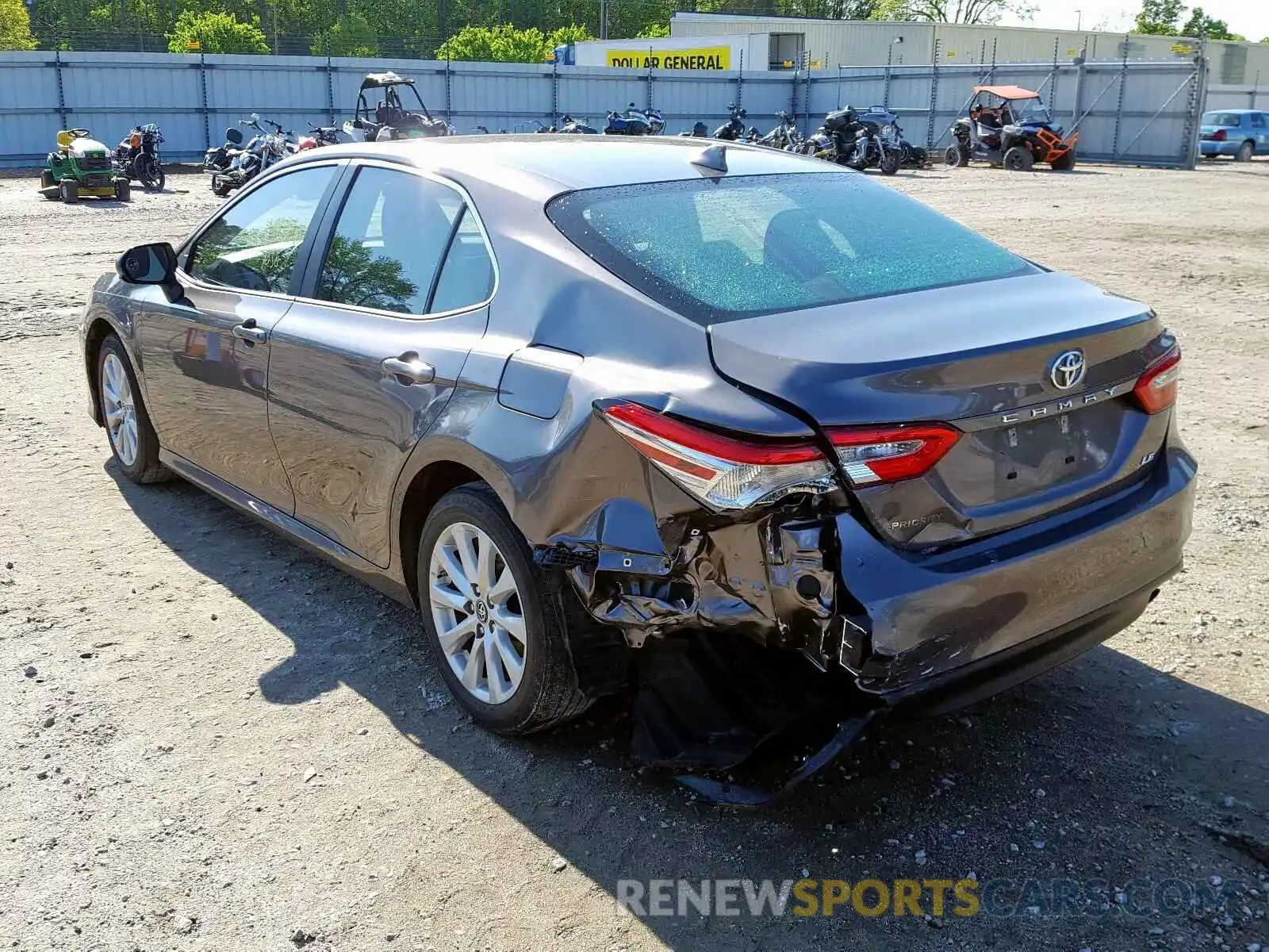 3 Photograph of a damaged car 4T1B11HK3KU687628 TOYOTA CAMRY 2019