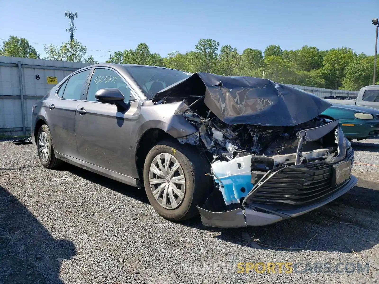 1 Photograph of a damaged car 4T1B11HK3KU687824 TOYOTA CAMRY 2019