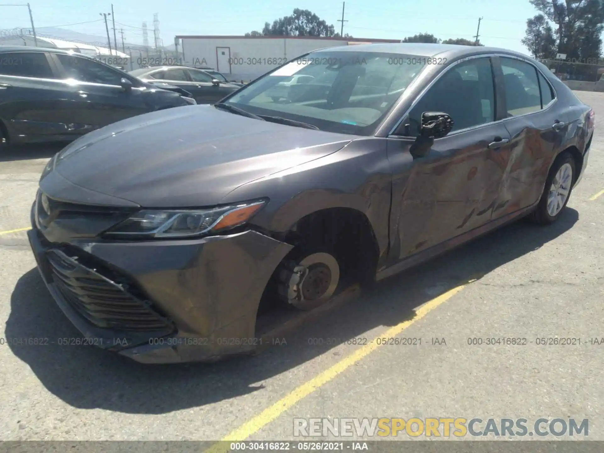 2 Photograph of a damaged car 4T1B11HK3KU688410 TOYOTA CAMRY 2019