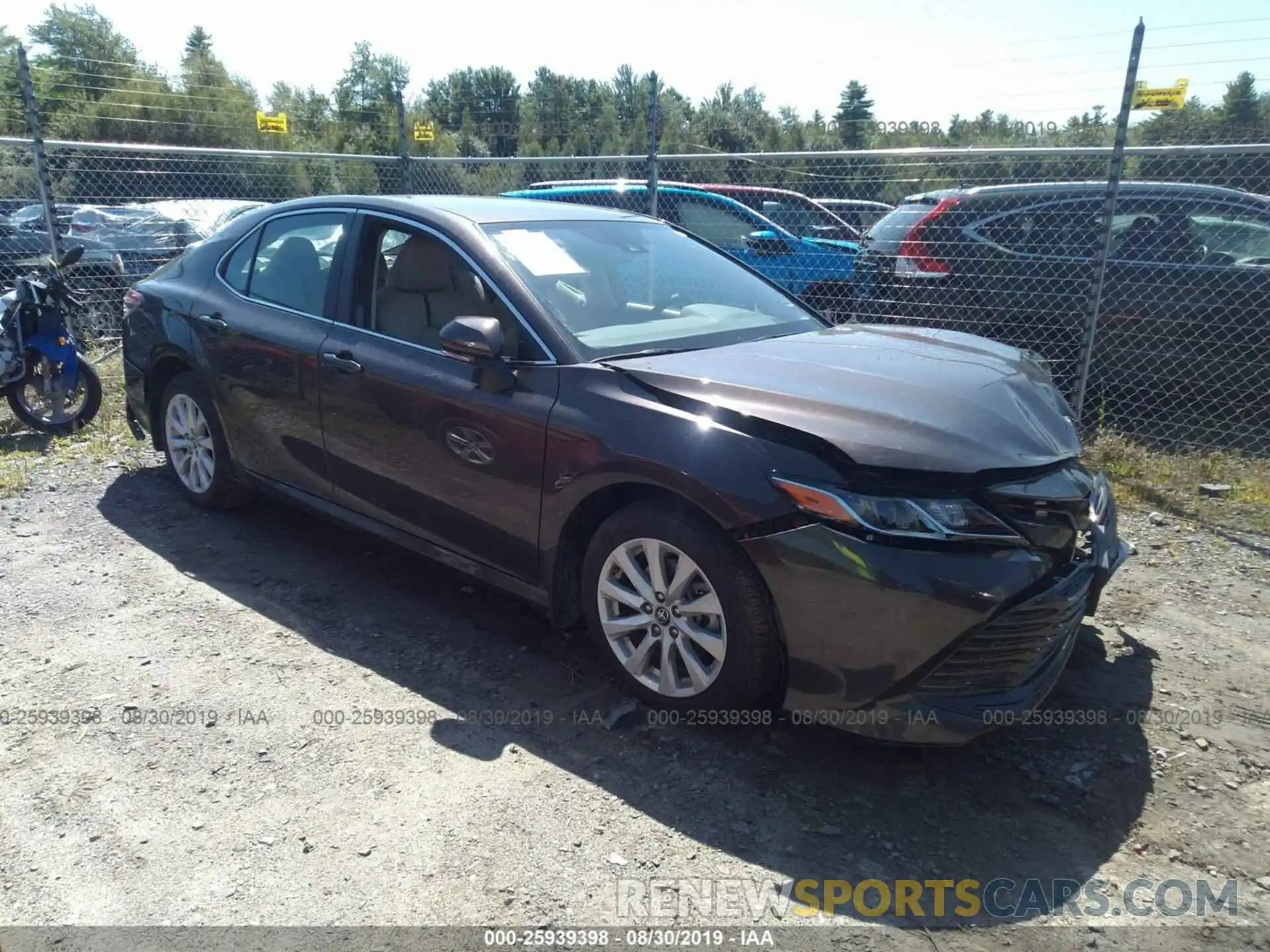 1 Photograph of a damaged car 4T1B11HK3KU688486 TOYOTA CAMRY 2019