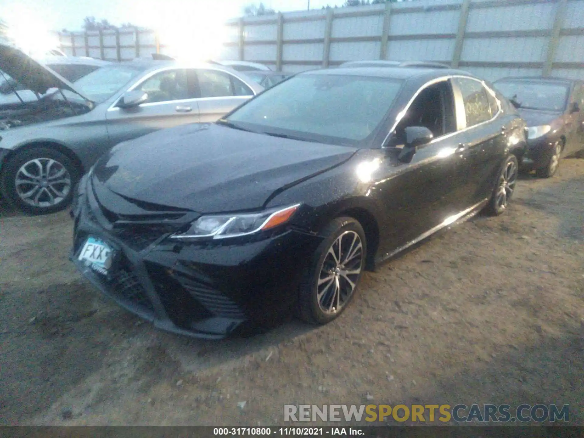 2 Photograph of a damaged car 4T1B11HK3KU688889 TOYOTA CAMRY 2019