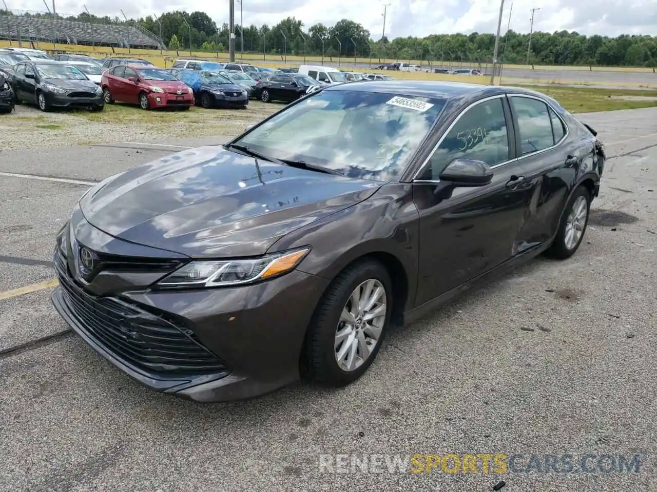 2 Photograph of a damaged car 4T1B11HK3KU688908 TOYOTA CAMRY 2019