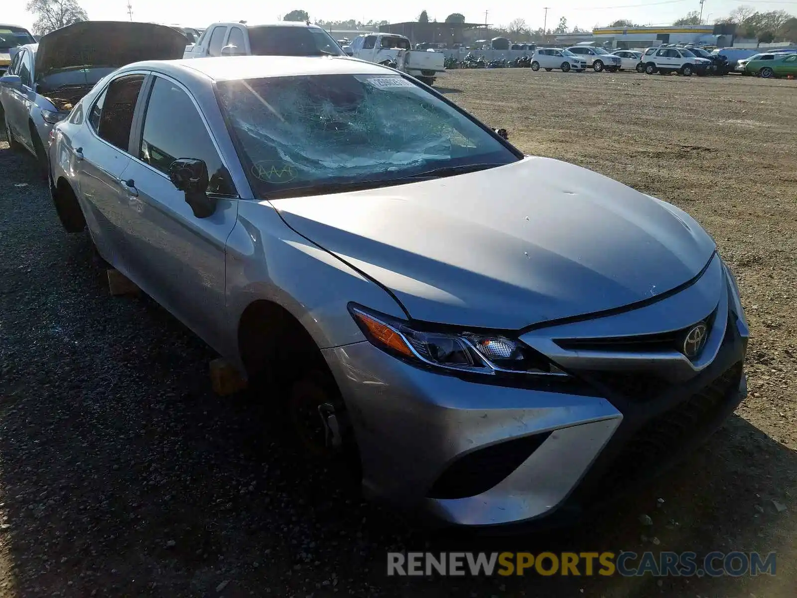 1 Photograph of a damaged car 4T1B11HK3KU689735 TOYOTA CAMRY 2019