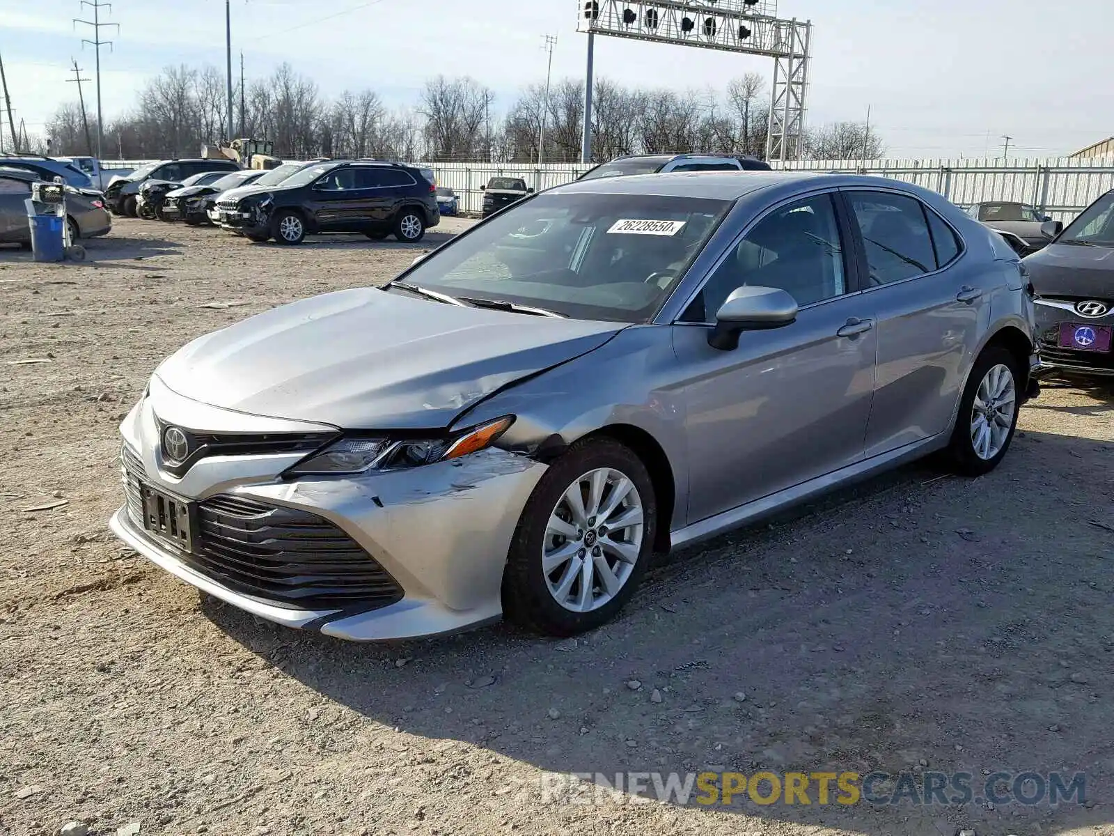 2 Photograph of a damaged car 4T1B11HK3KU689816 TOYOTA CAMRY 2019