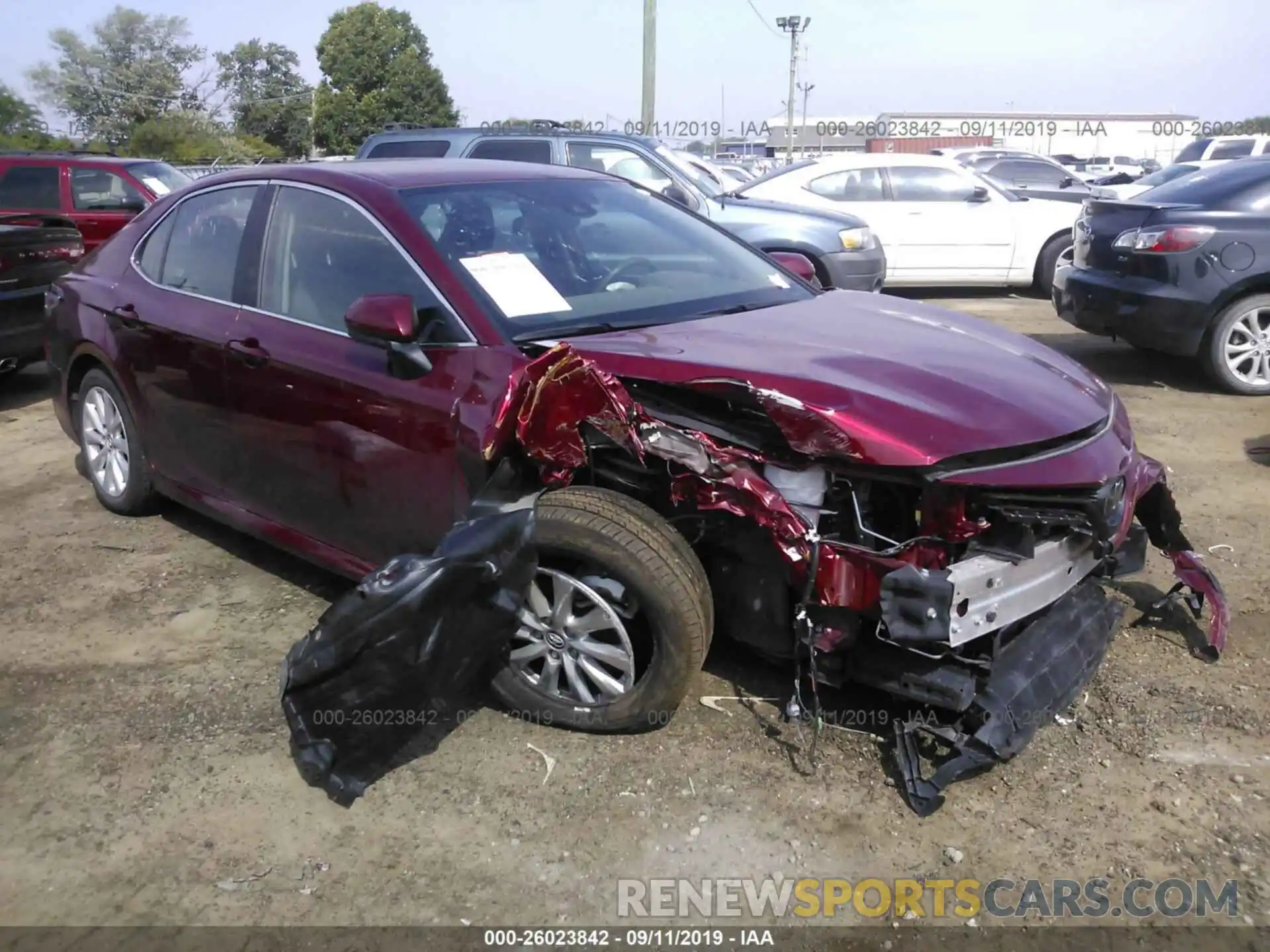 1 Photograph of a damaged car 4T1B11HK3KU690559 TOYOTA CAMRY 2019