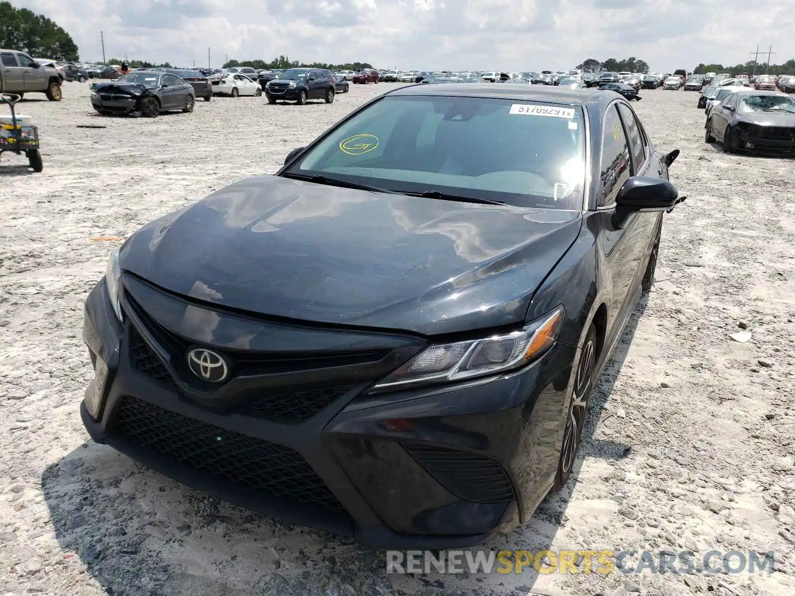 2 Photograph of a damaged car 4T1B11HK3KU690853 TOYOTA CAMRY 2019