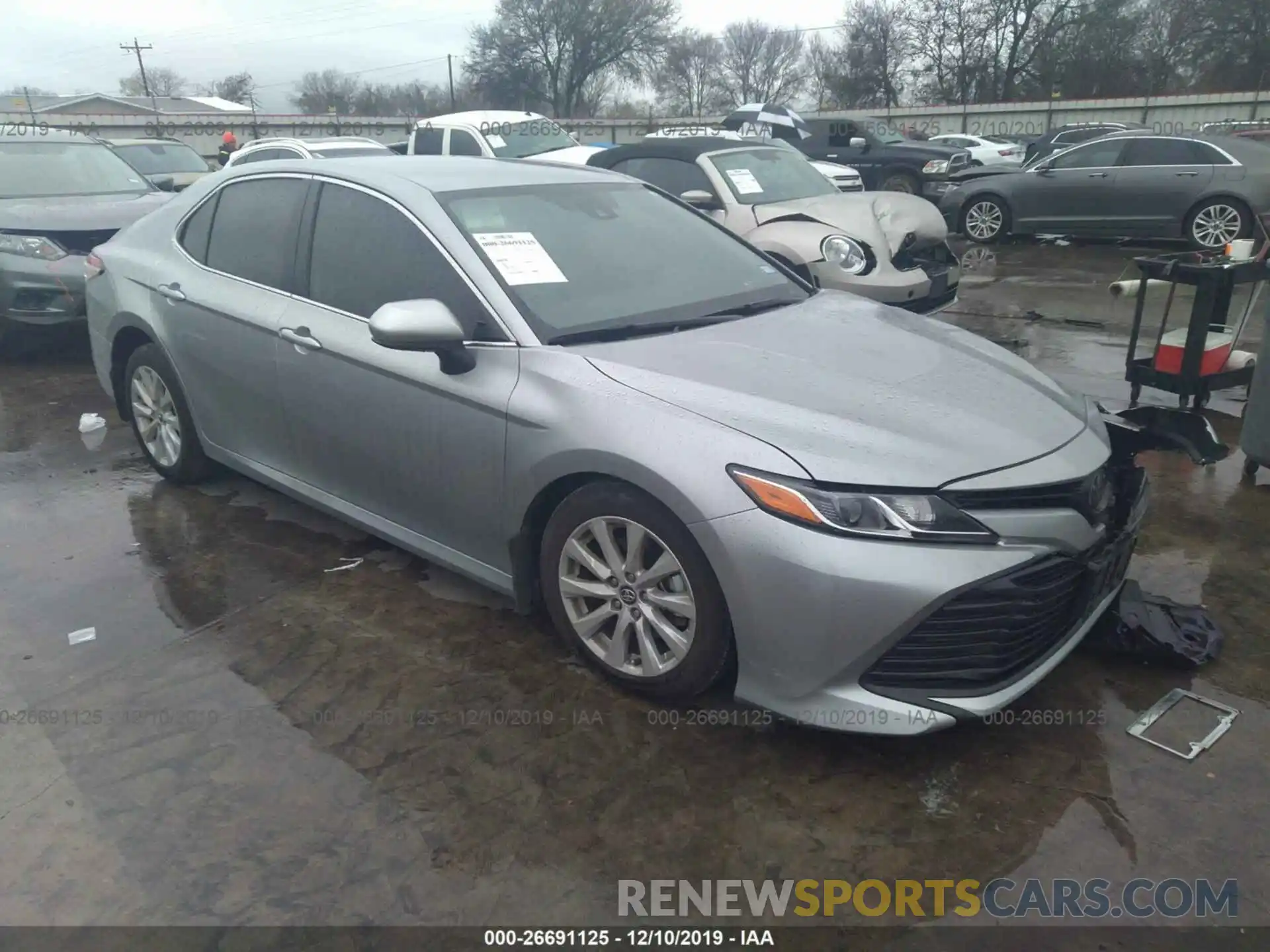 1 Photograph of a damaged car 4T1B11HK3KU691694 TOYOTA CAMRY 2019