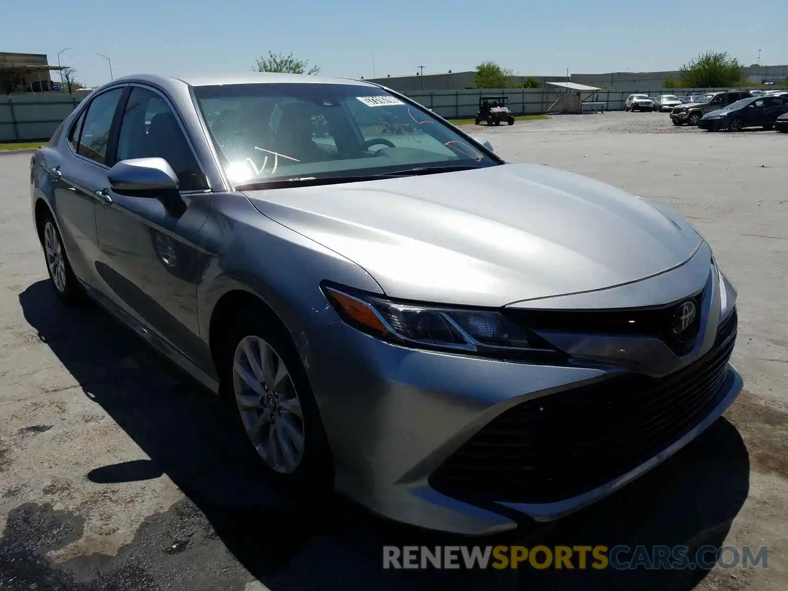 1 Photograph of a damaged car 4T1B11HK3KU691923 TOYOTA CAMRY 2019