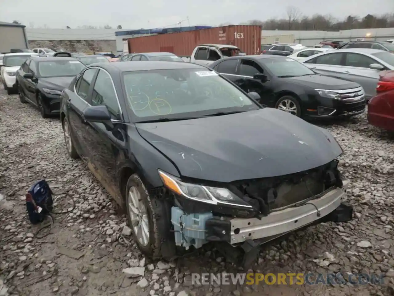 1 Photograph of a damaged car 4T1B11HK3KU696359 TOYOTA CAMRY 2019