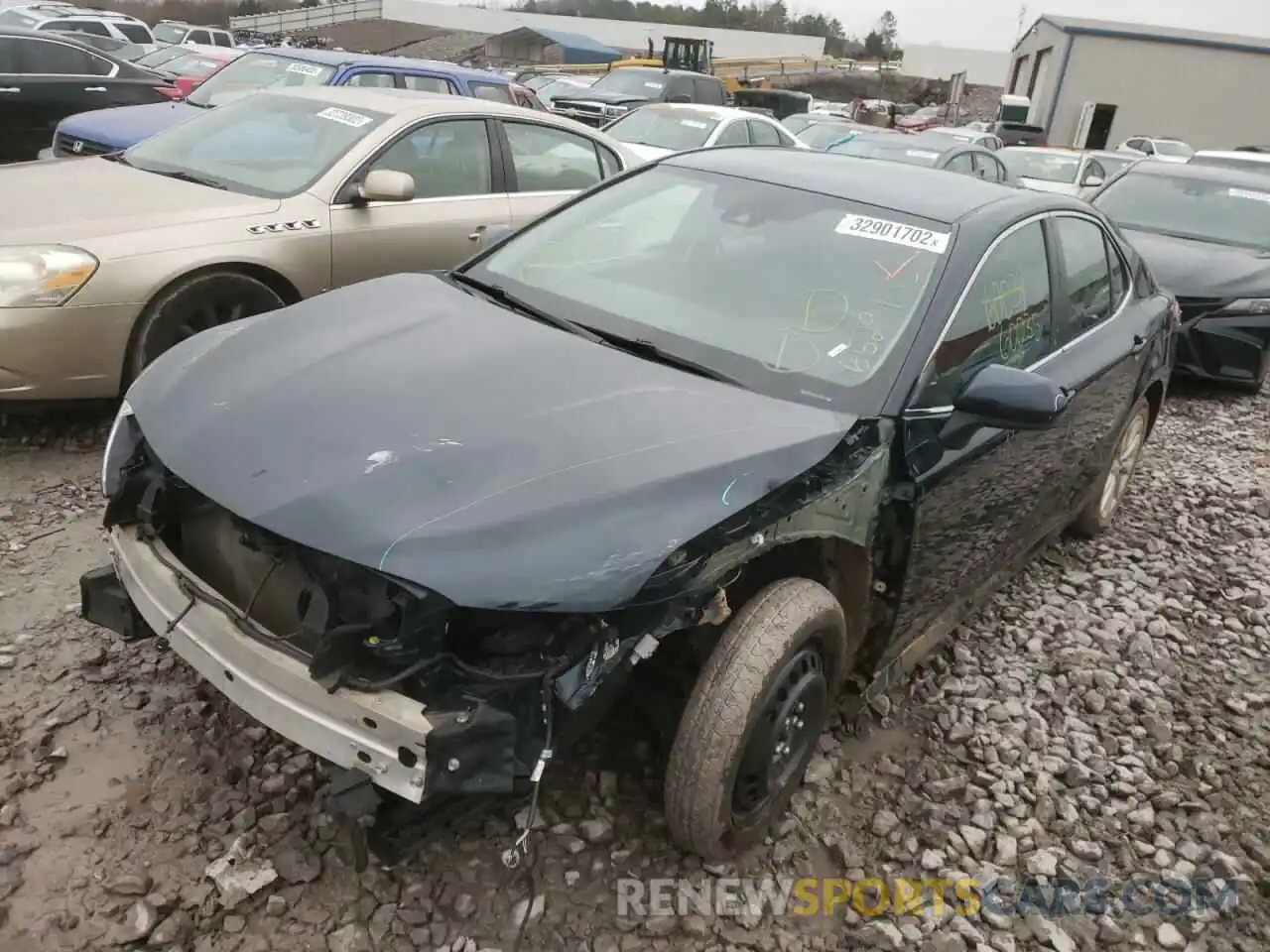 2 Photograph of a damaged car 4T1B11HK3KU696359 TOYOTA CAMRY 2019