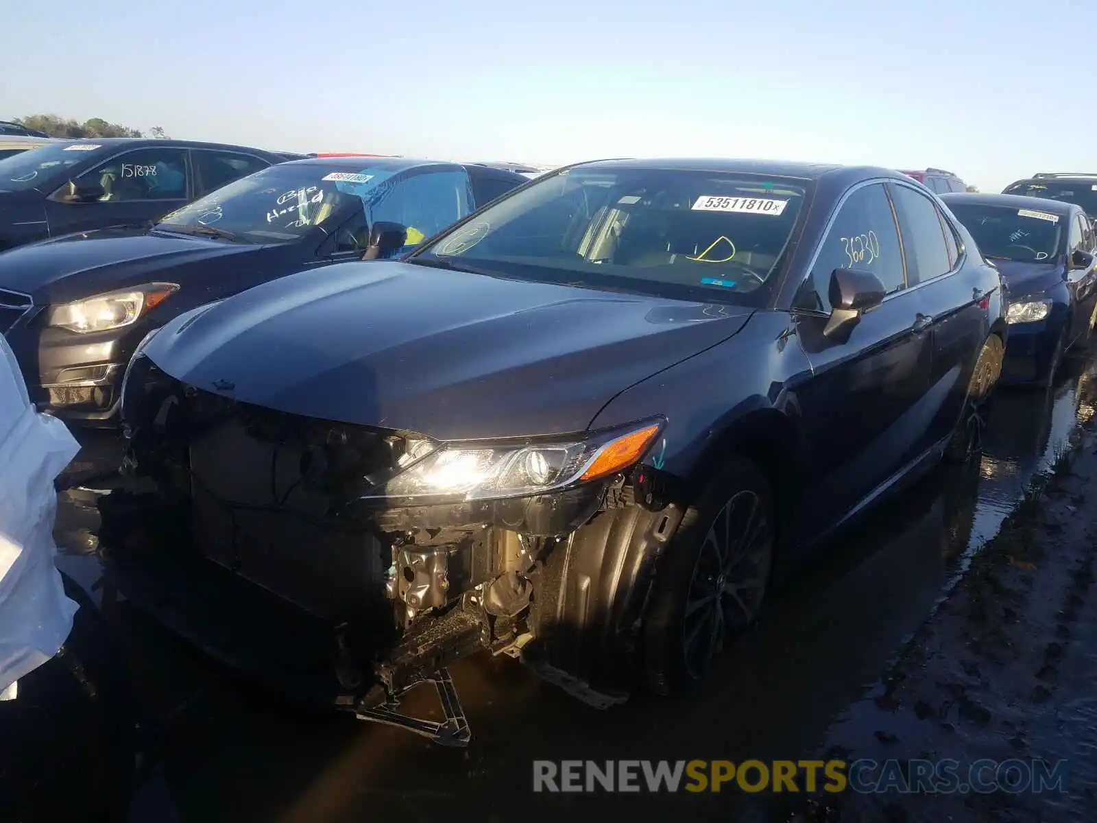 2 Photograph of a damaged car 4T1B11HK3KU697687 TOYOTA CAMRY 2019