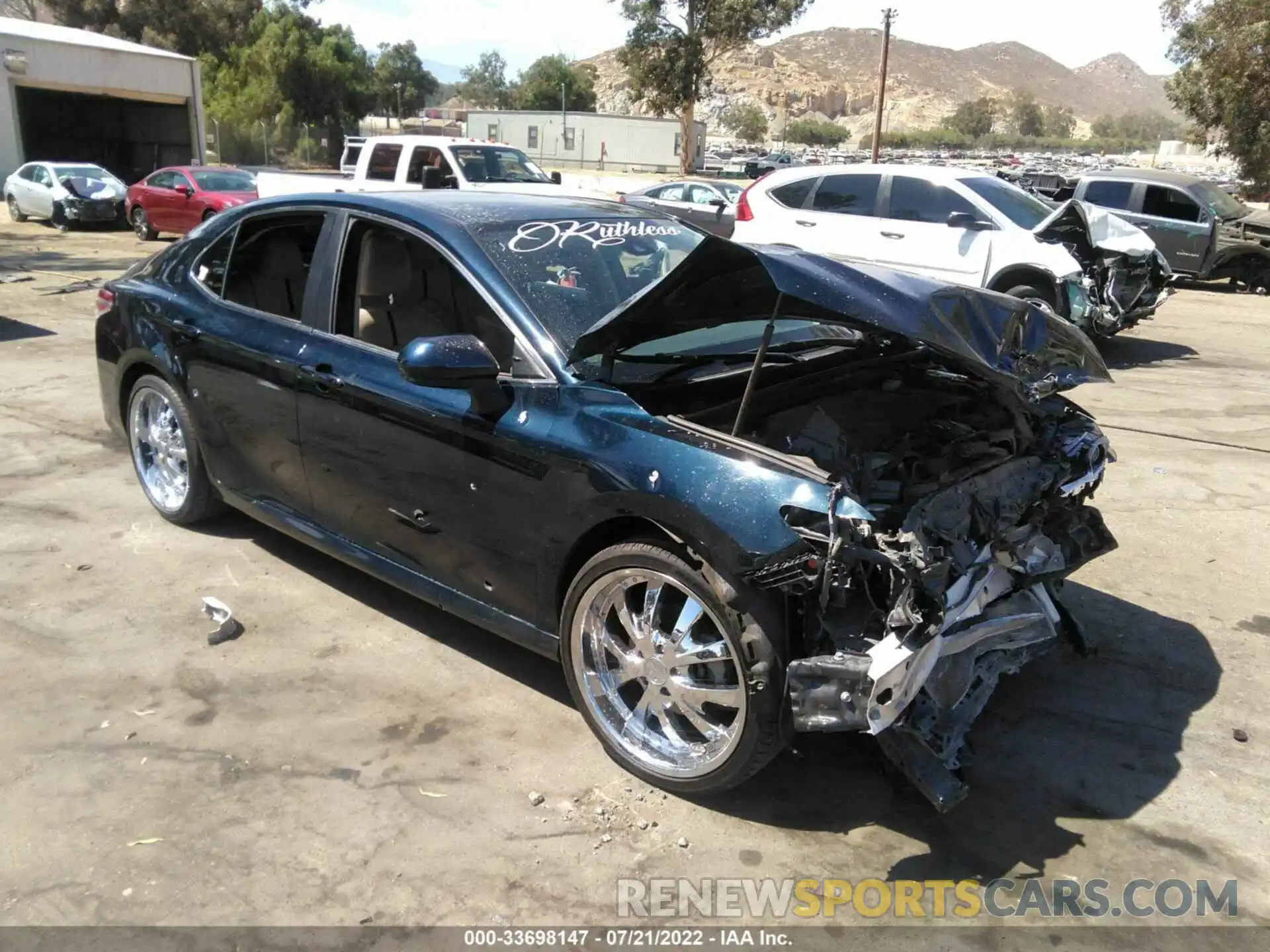 1 Photograph of a damaged car 4T1B11HK3KU698211 TOYOTA CAMRY 2019