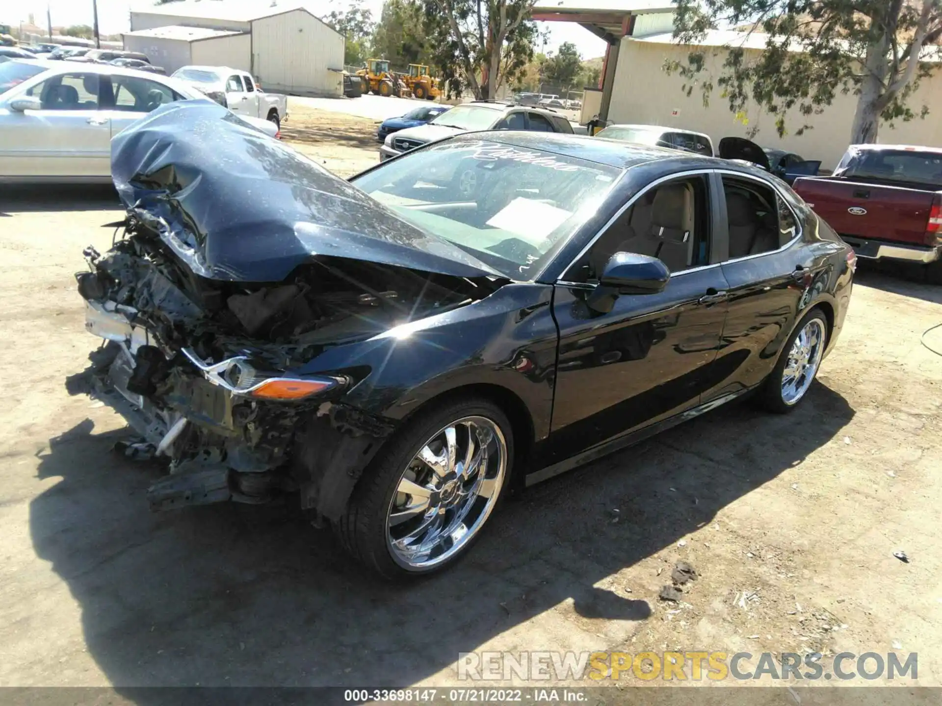 2 Photograph of a damaged car 4T1B11HK3KU698211 TOYOTA CAMRY 2019