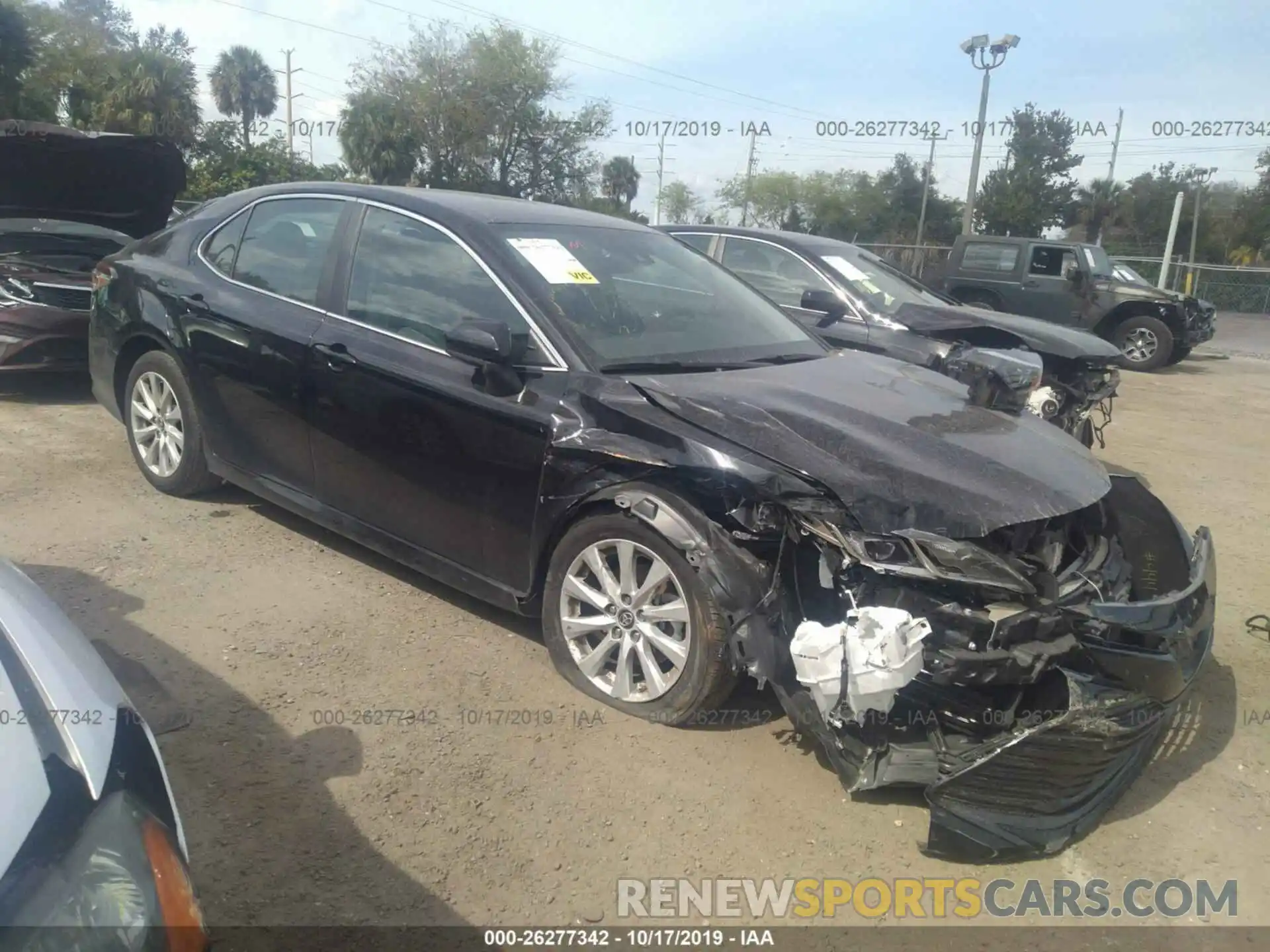 1 Photograph of a damaged car 4T1B11HK3KU698354 TOYOTA CAMRY 2019