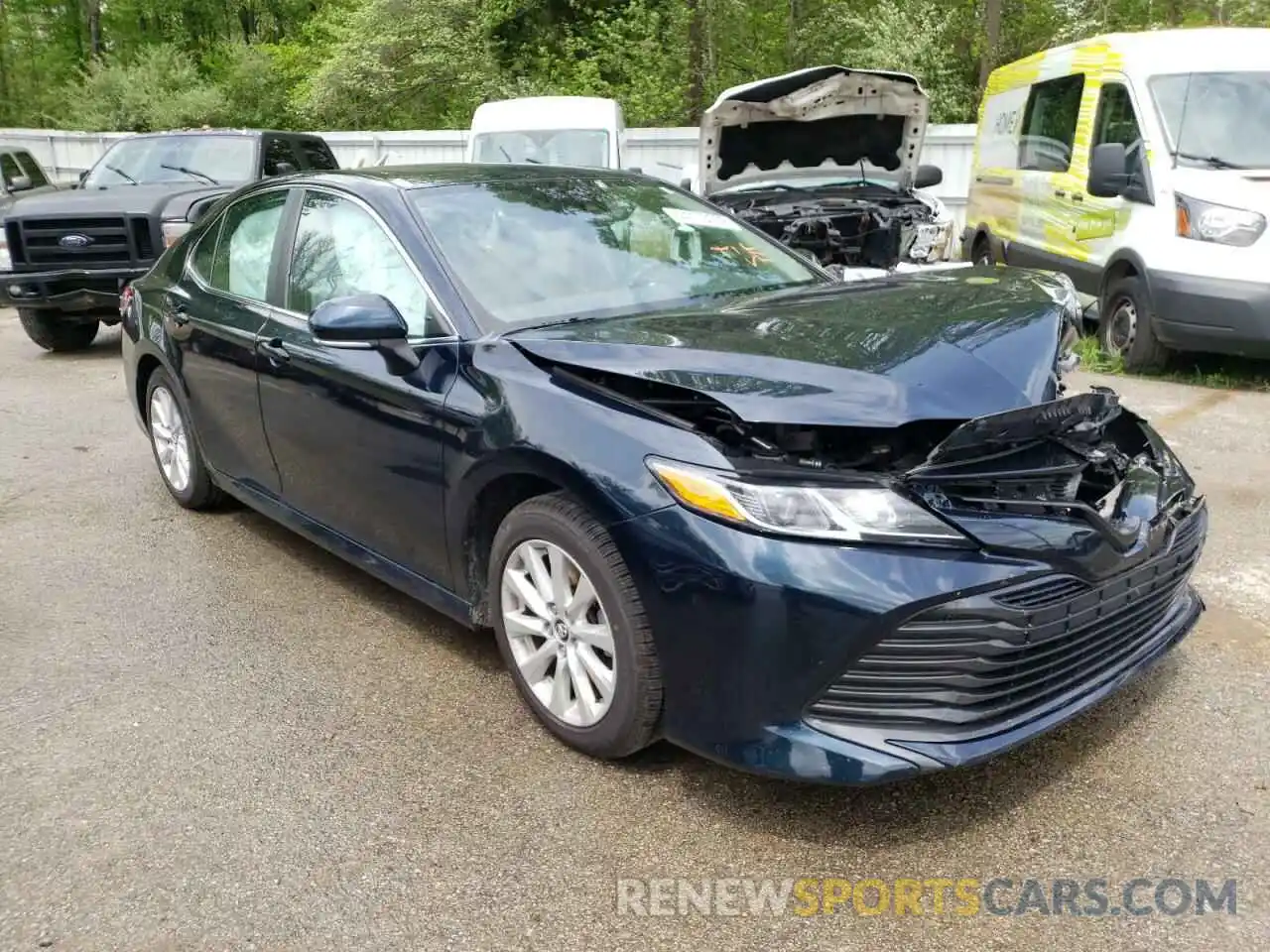 1 Photograph of a damaged car 4T1B11HK3KU700023 TOYOTA CAMRY 2019