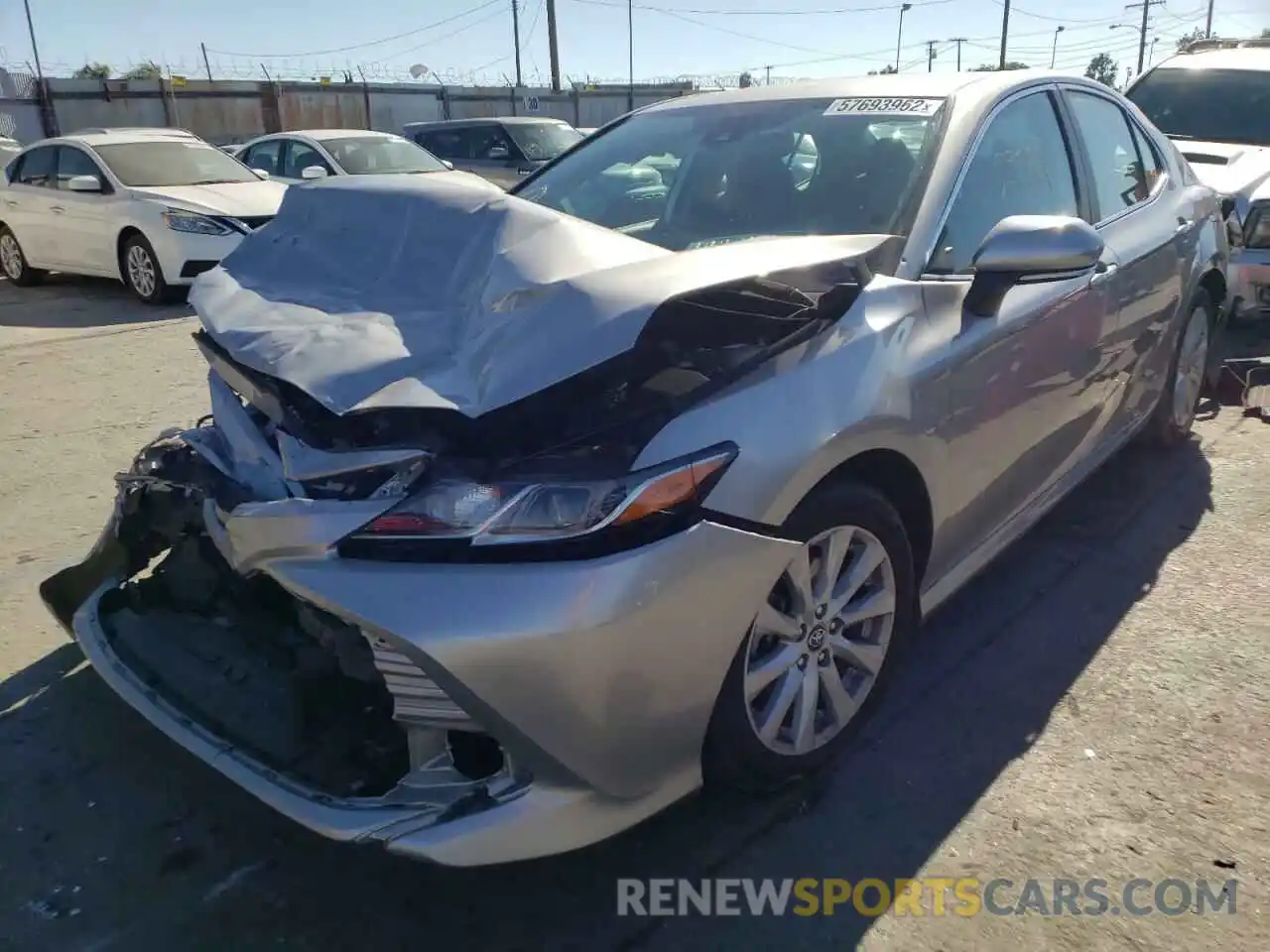 2 Photograph of a damaged car 4T1B11HK3KU700491 TOYOTA CAMRY 2019