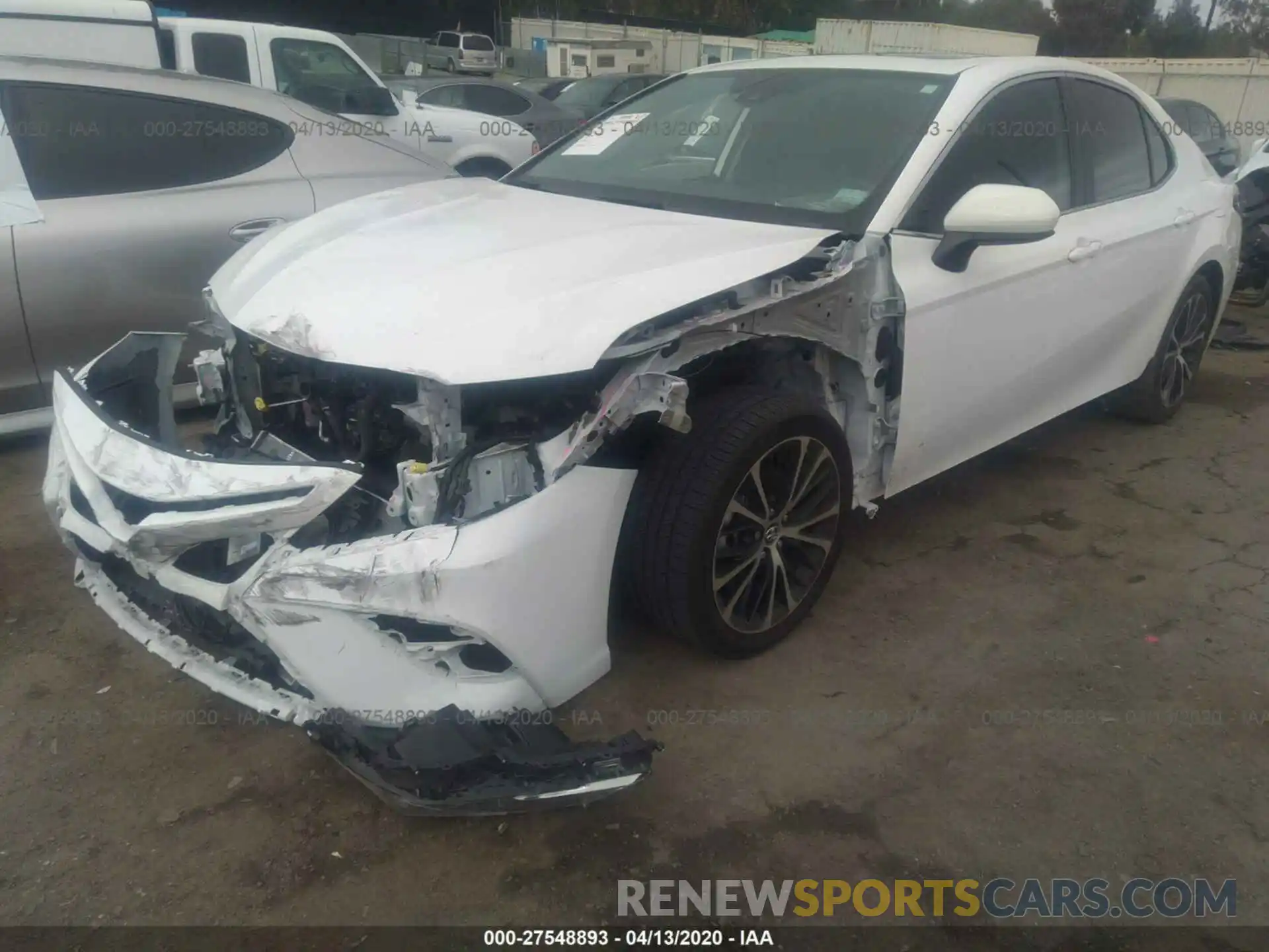 2 Photograph of a damaged car 4T1B11HK3KU700572 TOYOTA CAMRY 2019