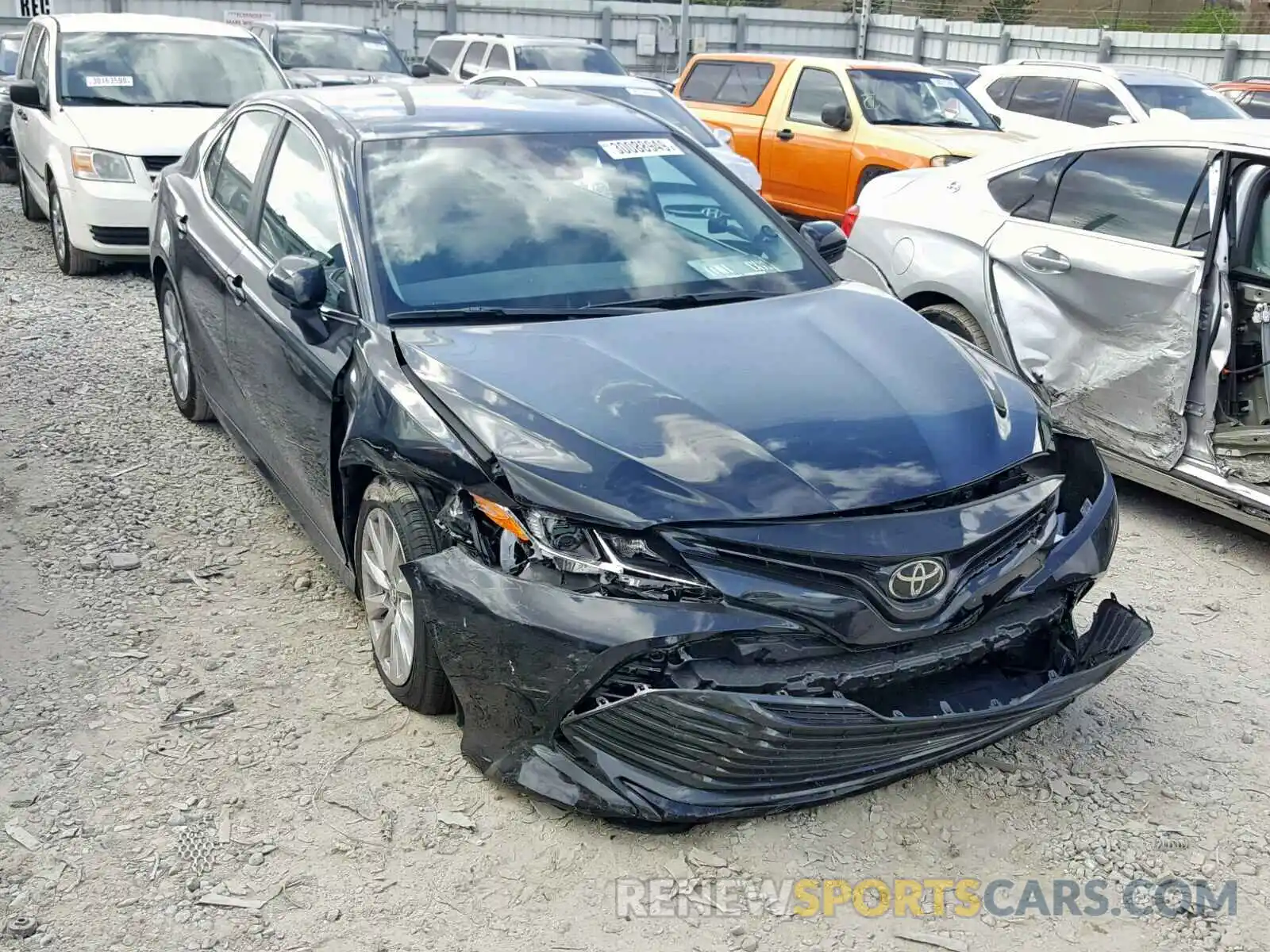 1 Photograph of a damaged car 4T1B11HK3KU700796 TOYOTA CAMRY 2019