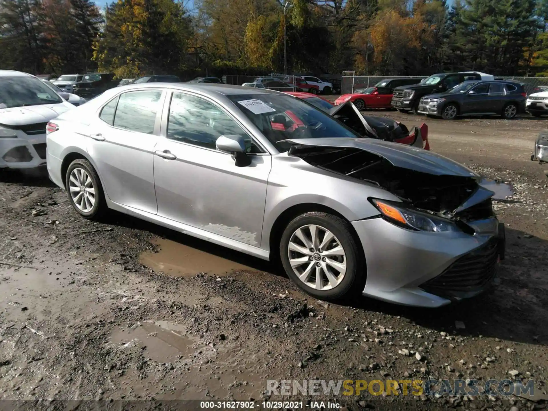 1 Photograph of a damaged car 4T1B11HK3KU701186 TOYOTA CAMRY 2019