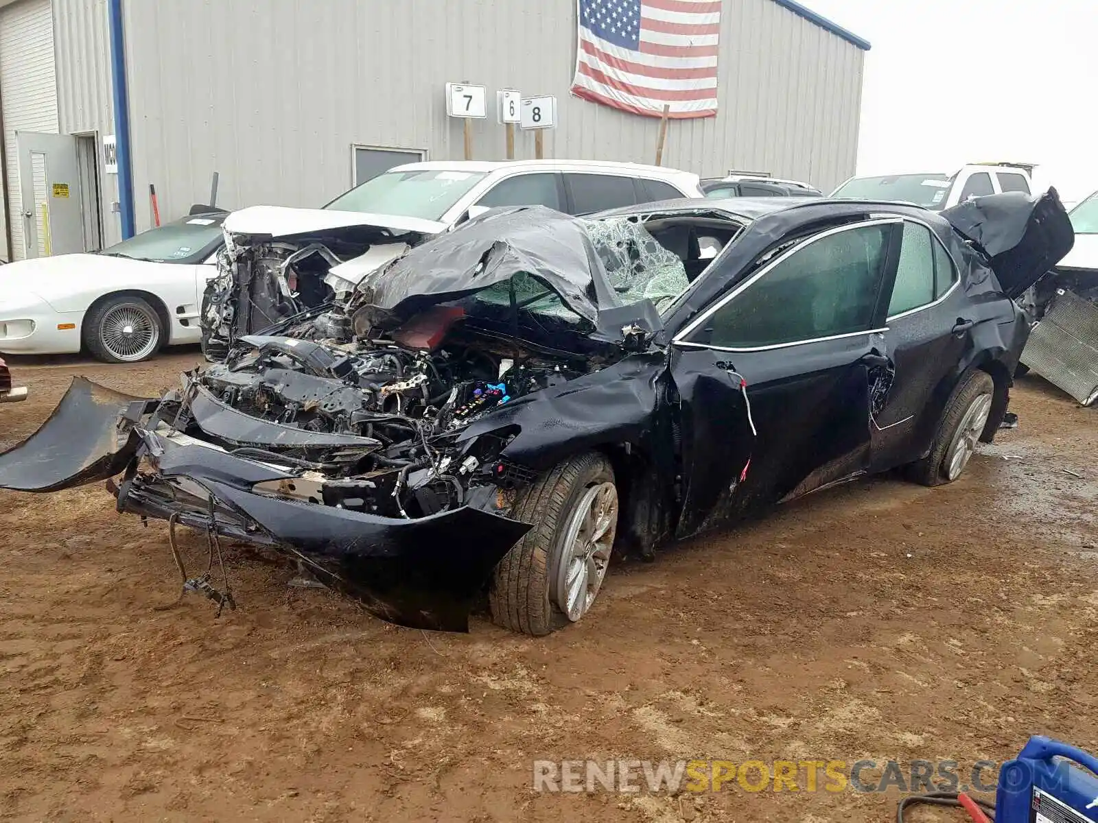 2 Photograph of a damaged car 4T1B11HK3KU701673 TOYOTA CAMRY 2019