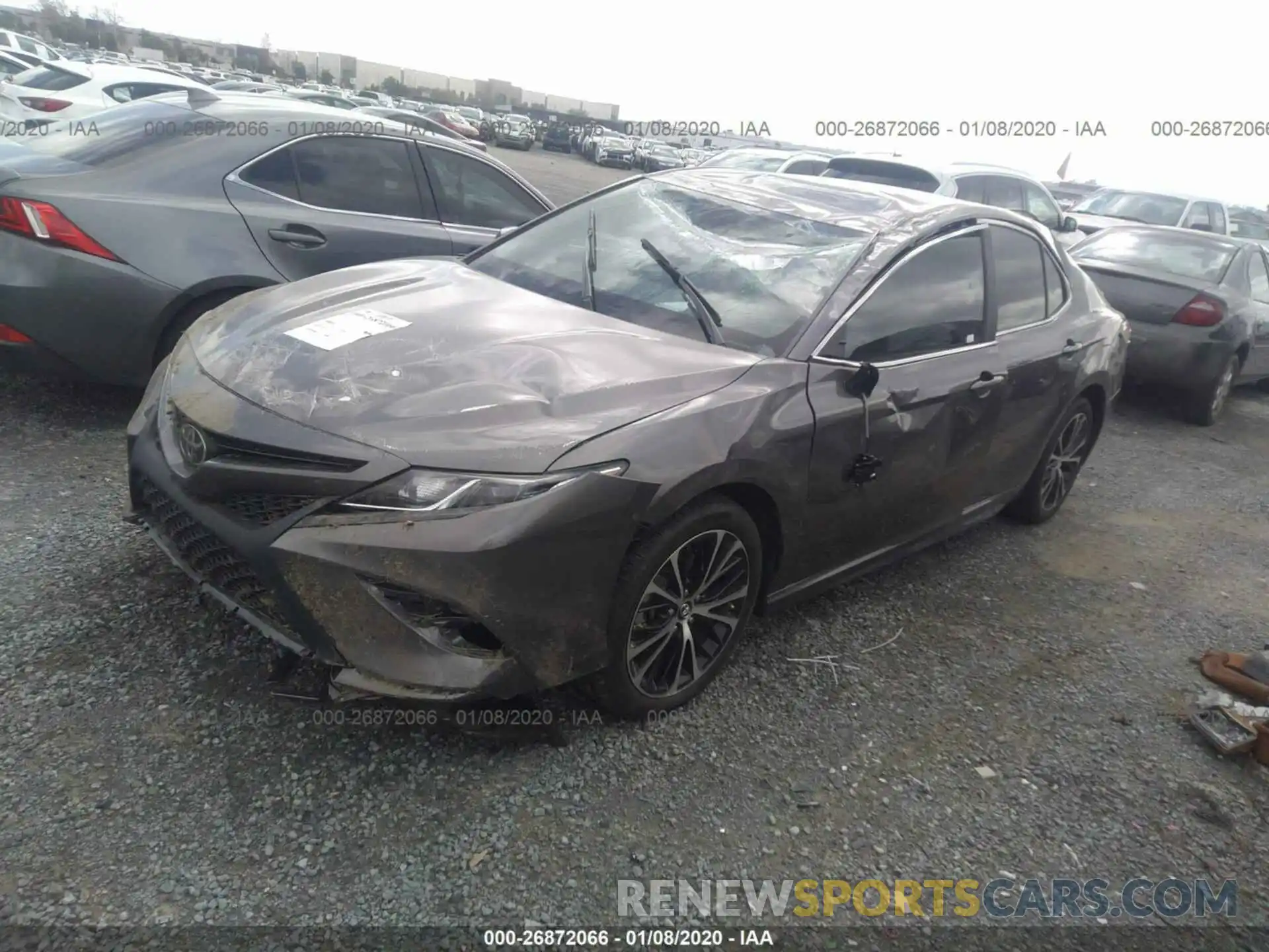 2 Photograph of a damaged car 4T1B11HK3KU702581 TOYOTA CAMRY 2019