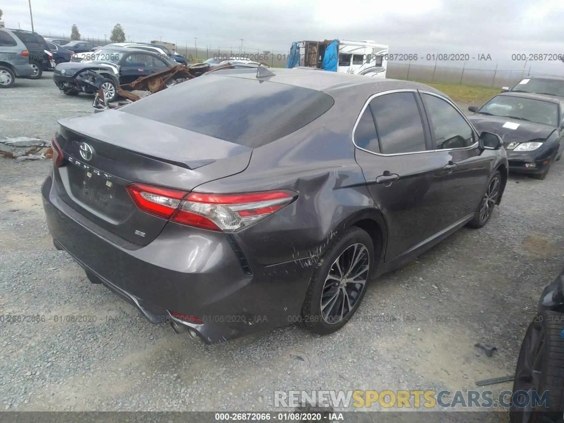 4 Photograph of a damaged car 4T1B11HK3KU702581 TOYOTA CAMRY 2019