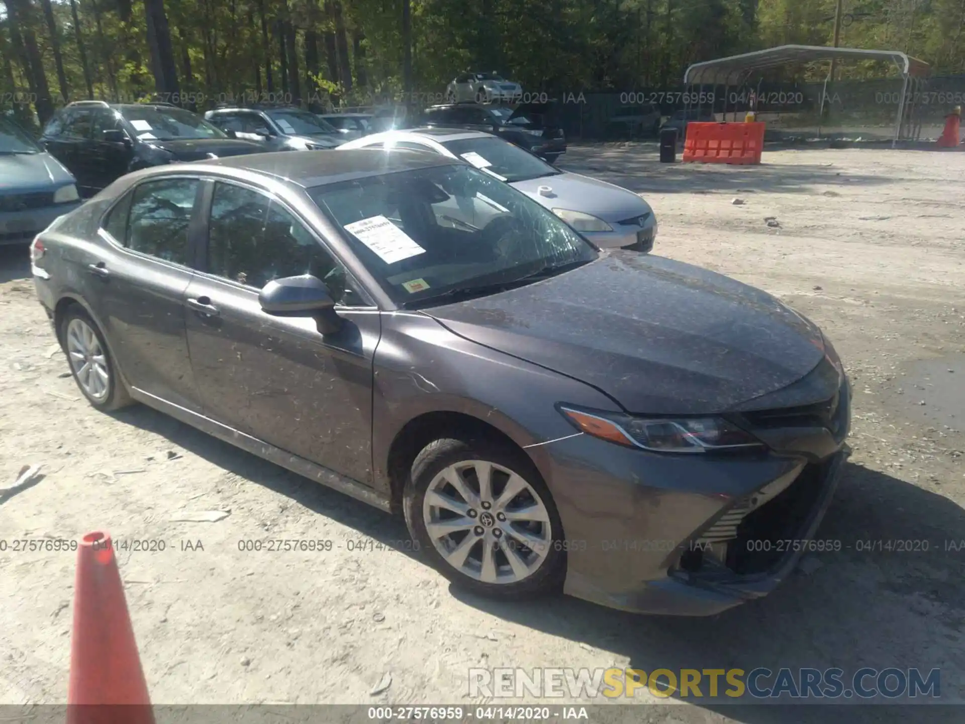 1 Photograph of a damaged car 4T1B11HK3KU702855 TOYOTA CAMRY 2019