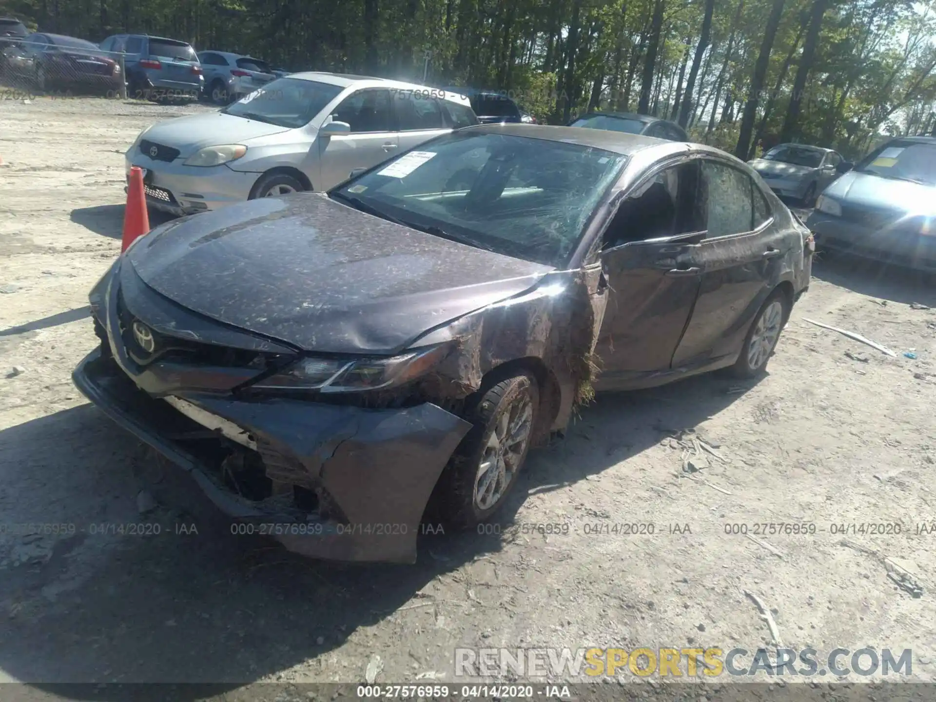 2 Photograph of a damaged car 4T1B11HK3KU702855 TOYOTA CAMRY 2019