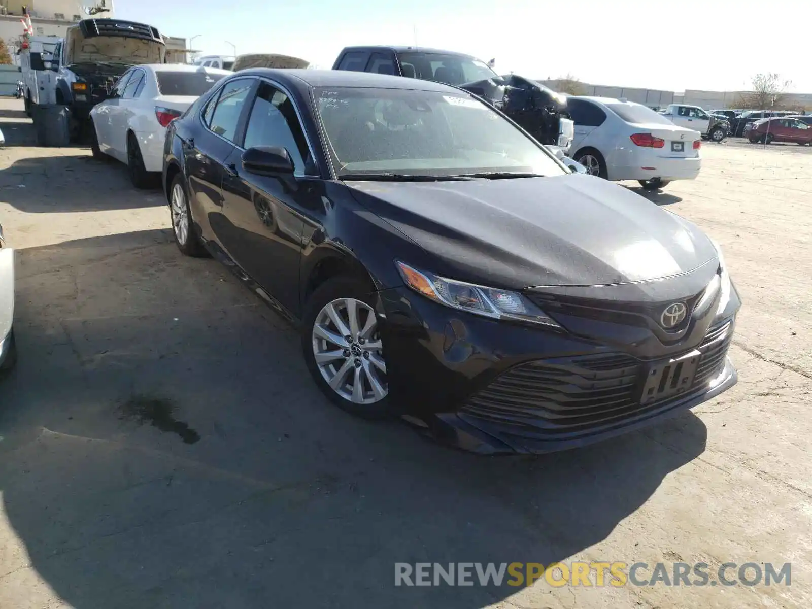 1 Photograph of a damaged car 4T1B11HK3KU705478 TOYOTA CAMRY 2019