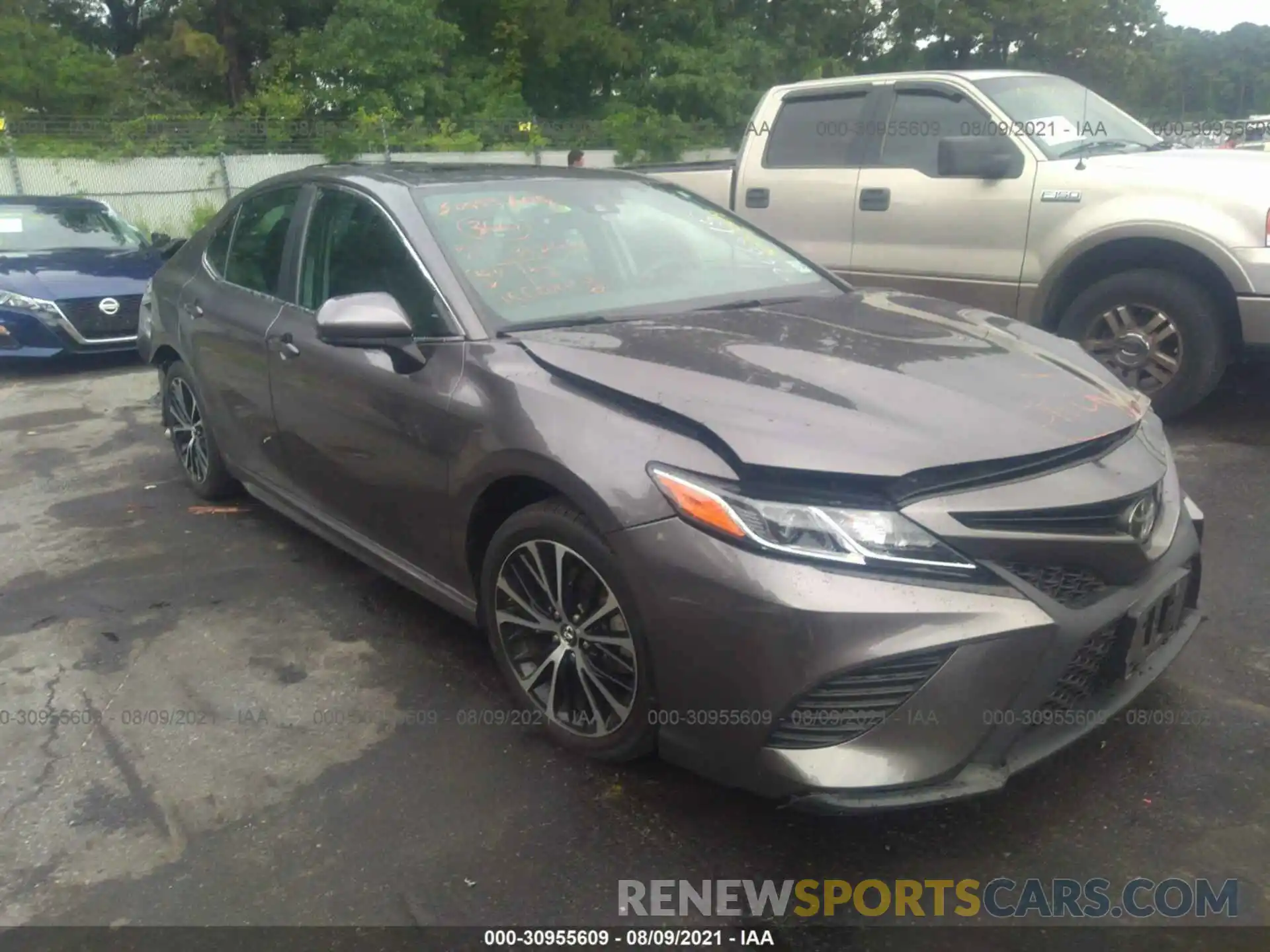 1 Photograph of a damaged car 4T1B11HK3KU706615 TOYOTA CAMRY 2019