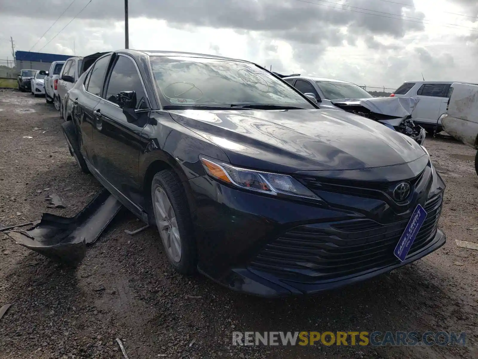 1 Photograph of a damaged car 4T1B11HK3KU711085 TOYOTA CAMRY 2019