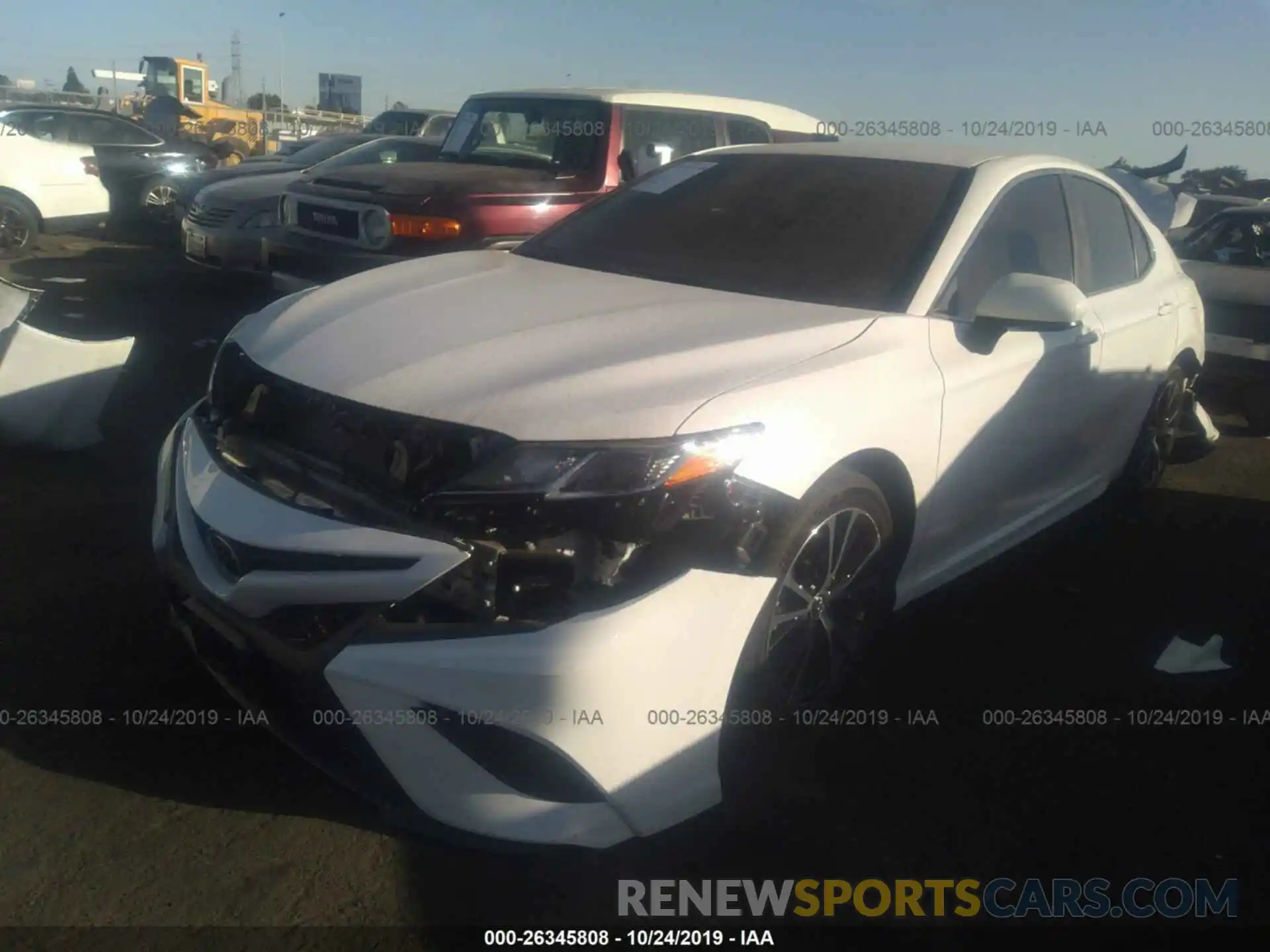 2 Photograph of a damaged car 4T1B11HK3KU714343 TOYOTA CAMRY 2019