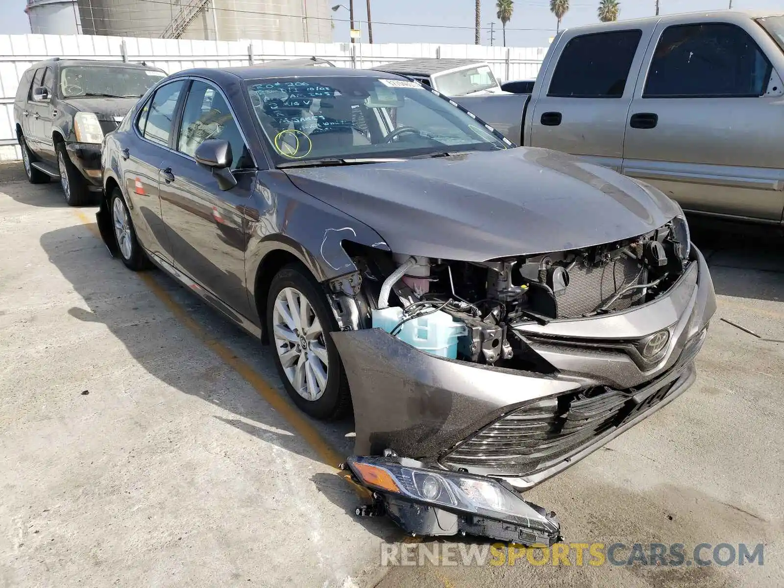 1 Photograph of a damaged car 4T1B11HK3KU714665 TOYOTA CAMRY 2019