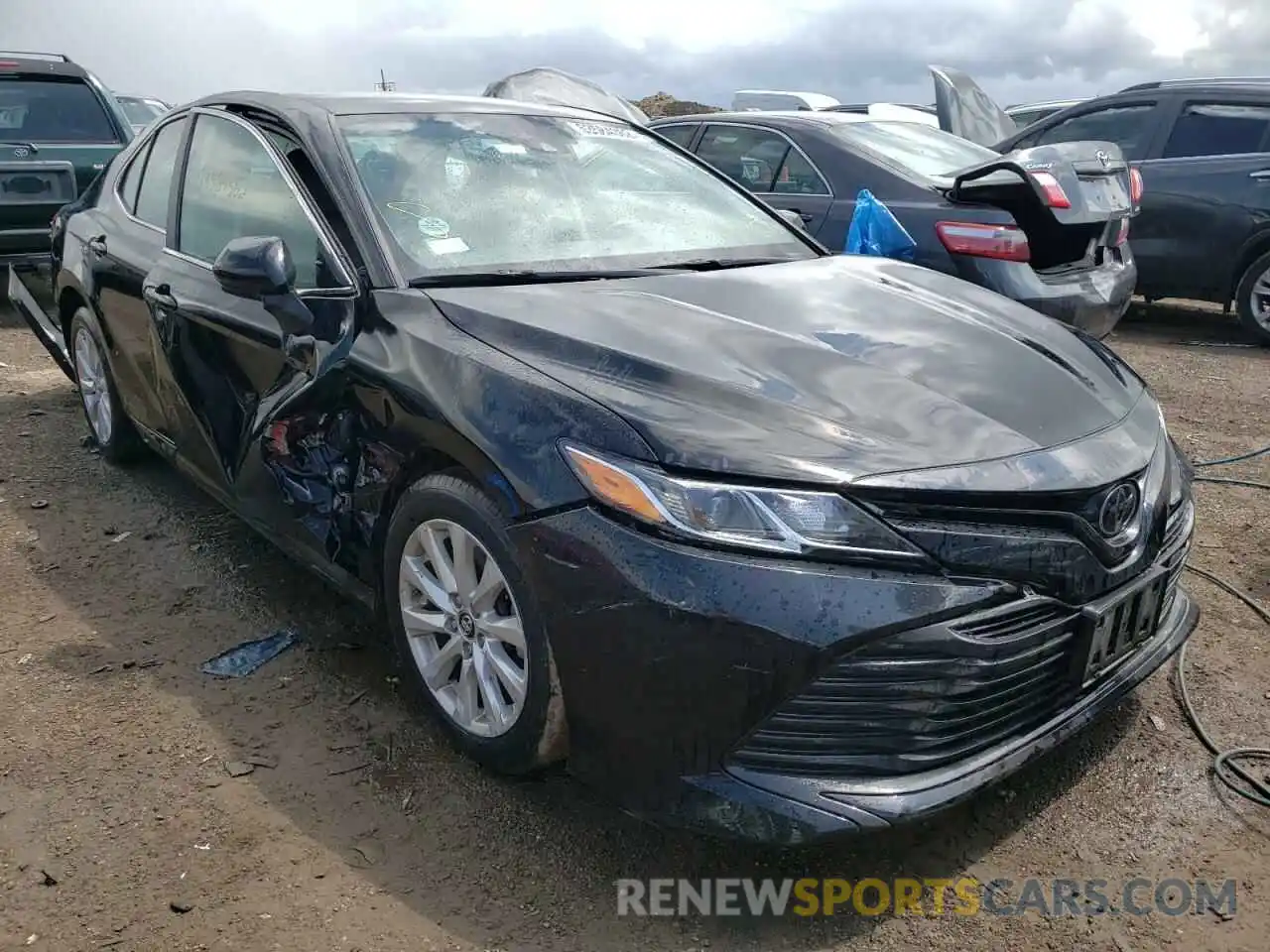 1 Photograph of a damaged car 4T1B11HK3KU715315 TOYOTA CAMRY 2019