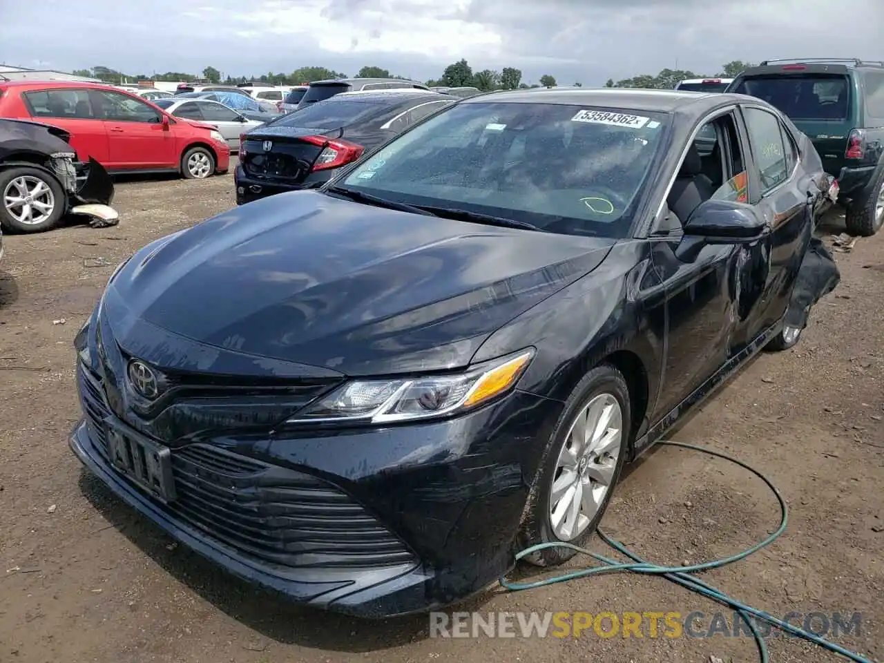 2 Photograph of a damaged car 4T1B11HK3KU715315 TOYOTA CAMRY 2019