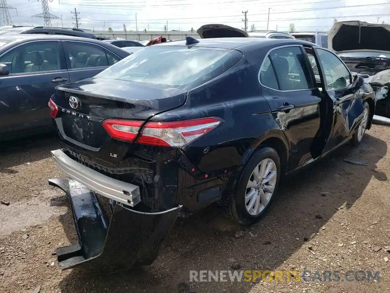 4 Photograph of a damaged car 4T1B11HK3KU715315 TOYOTA CAMRY 2019