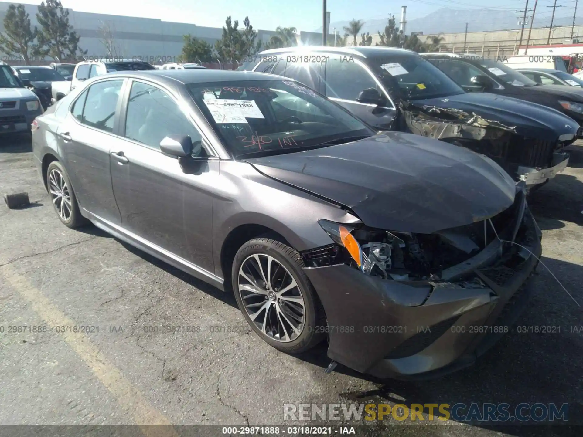 1 Photograph of a damaged car 4T1B11HK3KU715668 TOYOTA CAMRY 2019