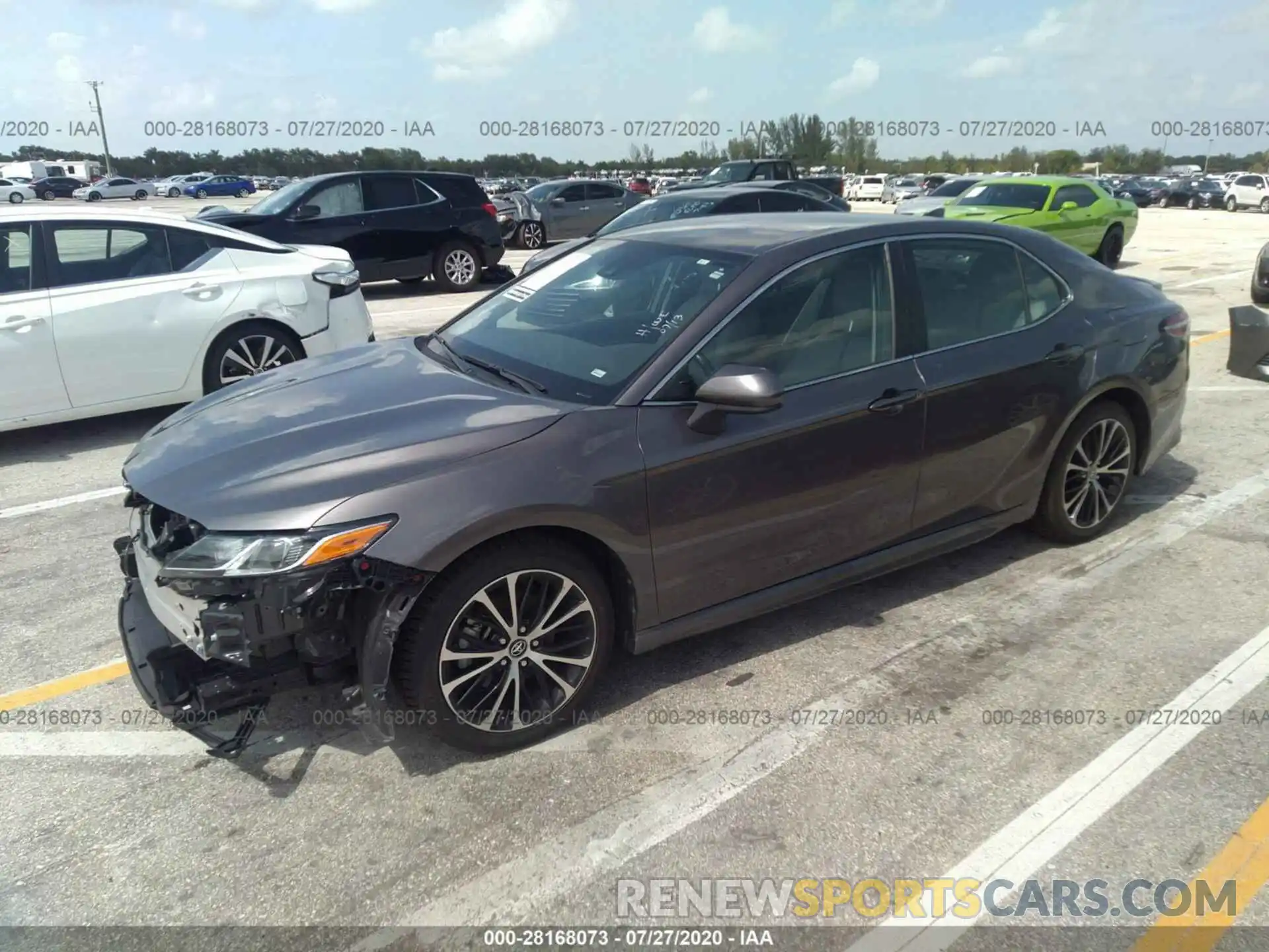 2 Photograph of a damaged car 4T1B11HK3KU716299 TOYOTA CAMRY 2019